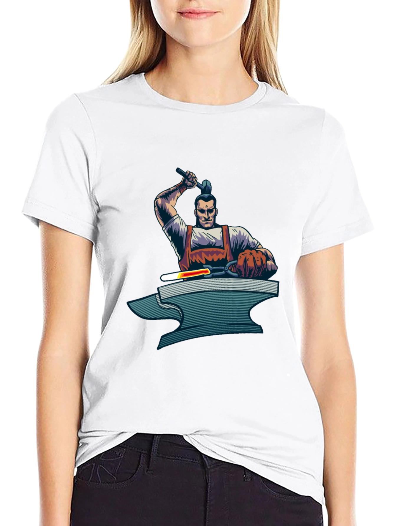 Blacksmith Graphic Tee - Artisan Crafted Design