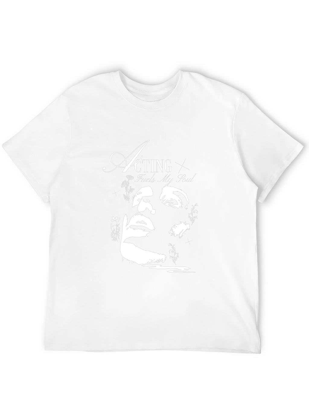 Acting Fuels My Soul Graphic Black T-Shirt