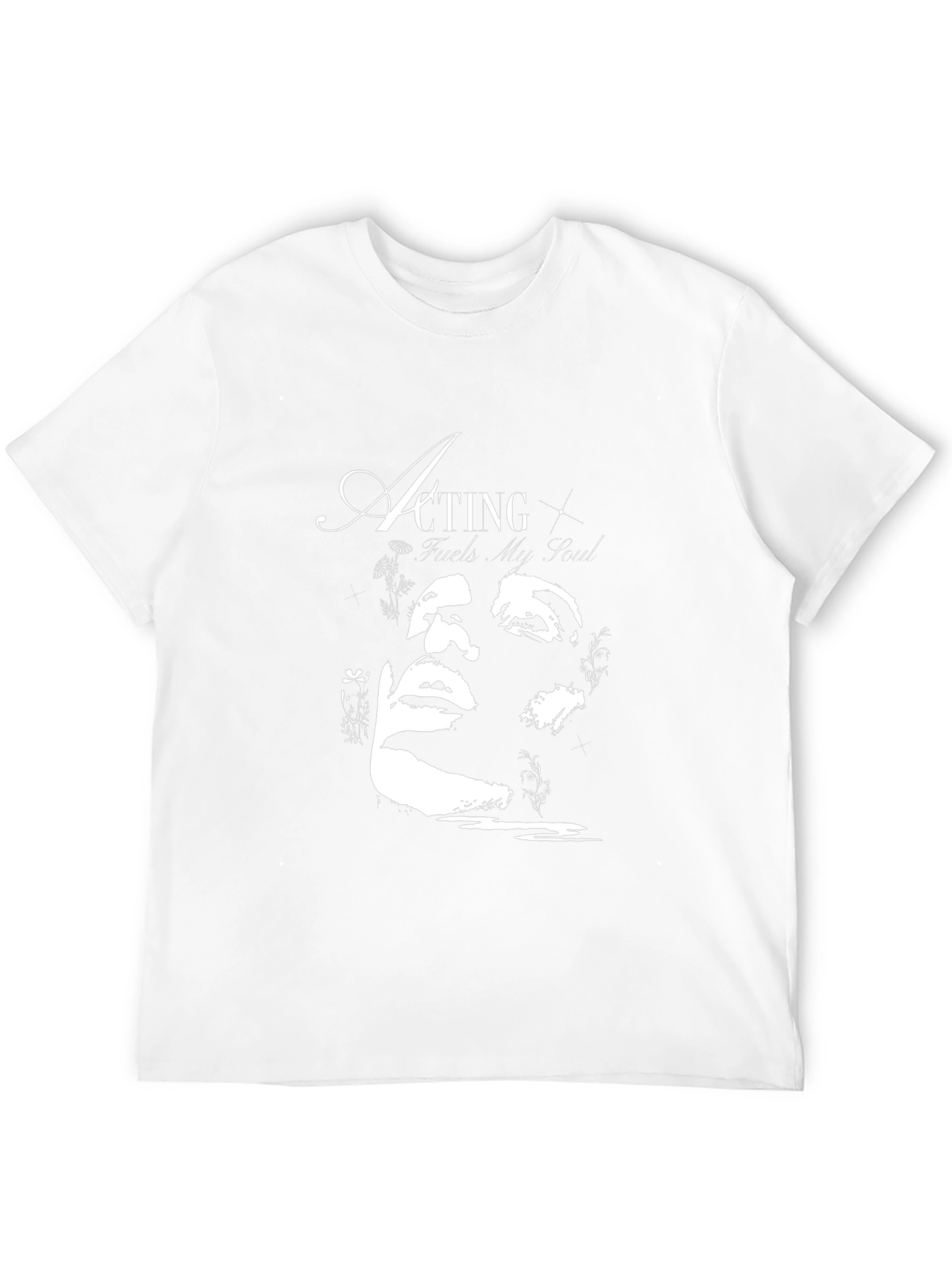 Acting Fuels My Soul Graphic Black T-Shirt
