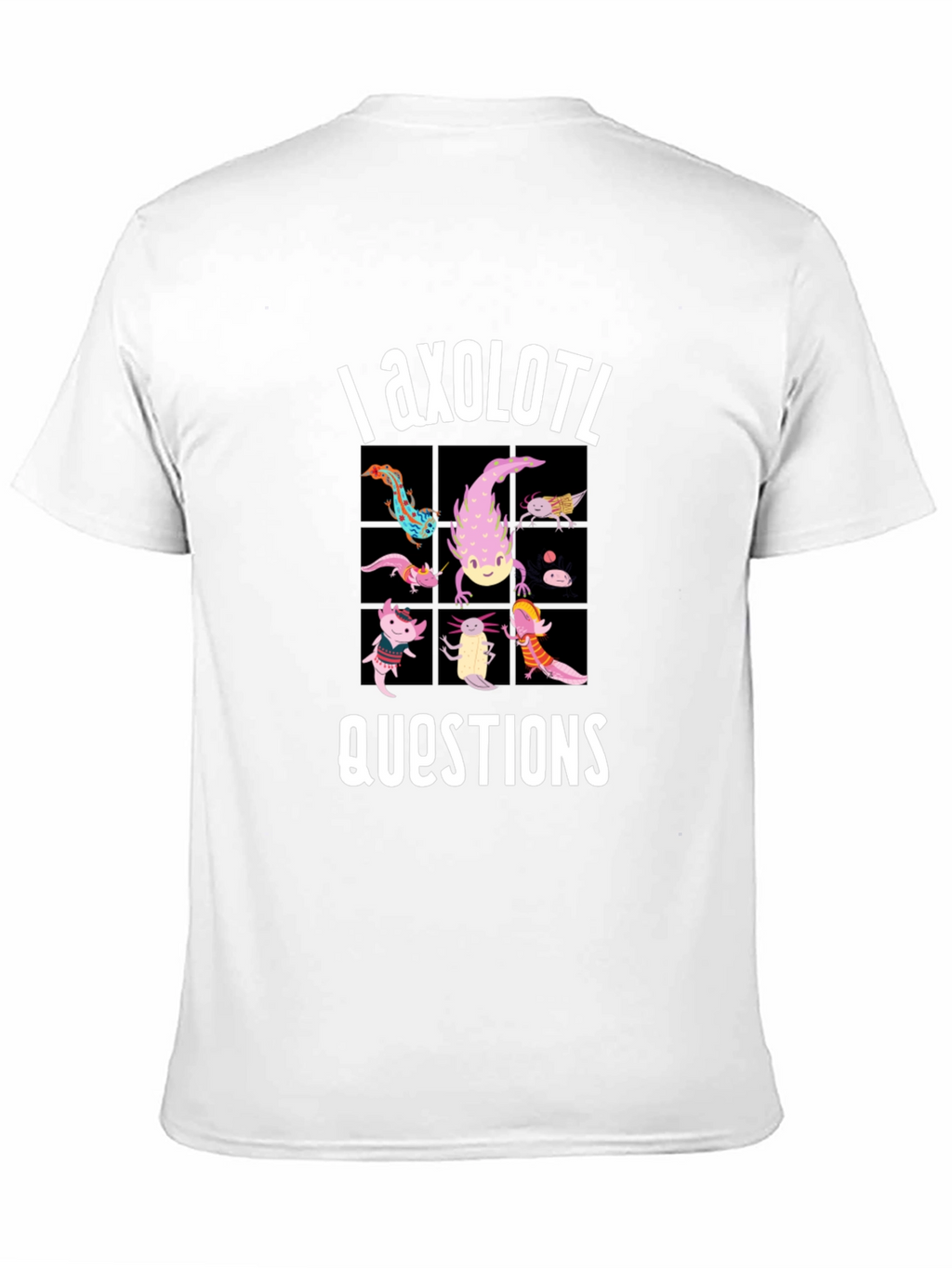 Axolotl Questions Funny Graphic T-Shirt
