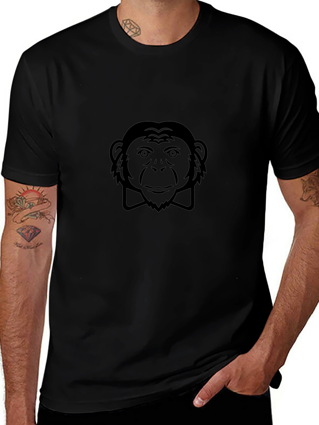 Ape Graphic Tee - Black T-Shirt