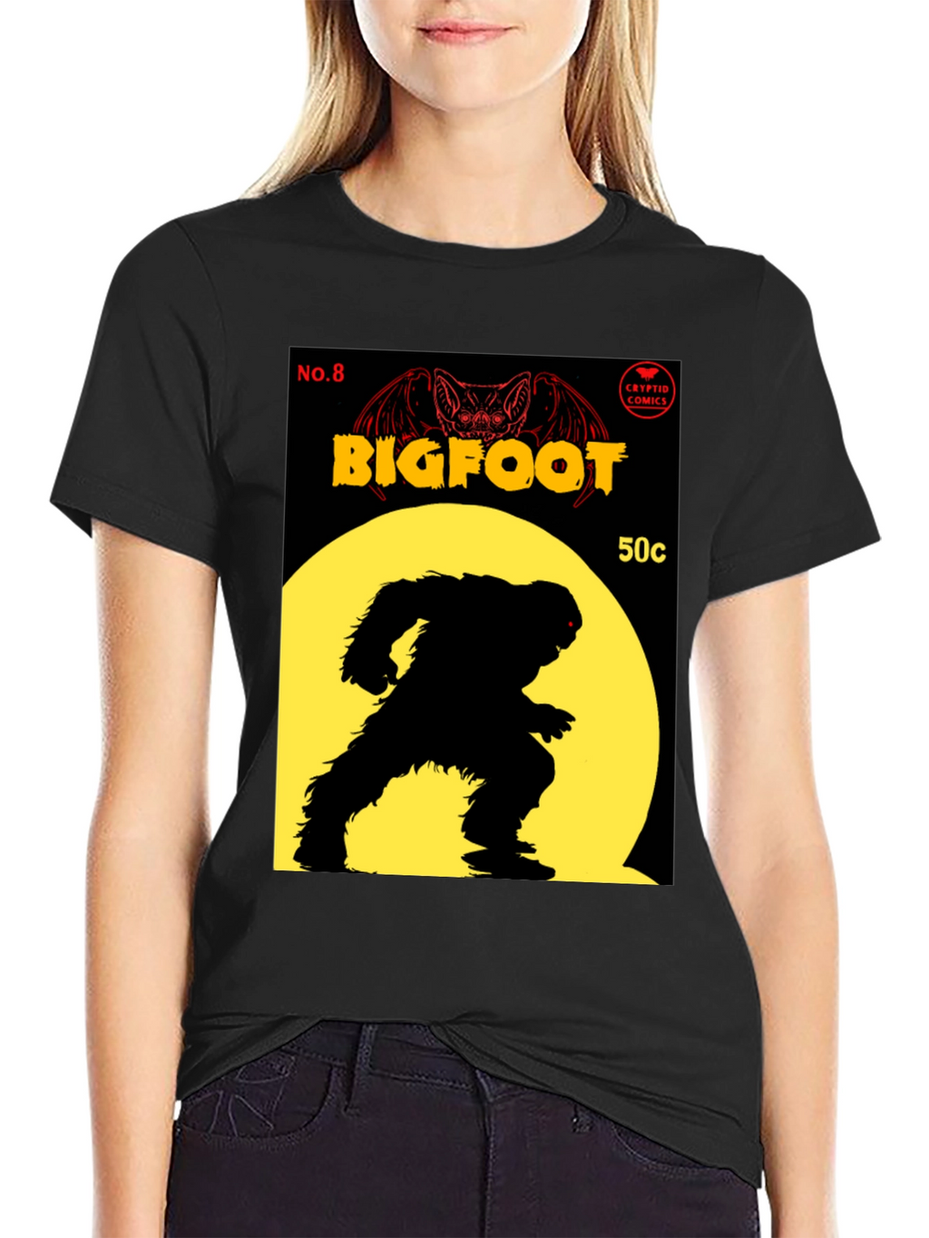 Bigfoot Comic Book Cover T-Shirt