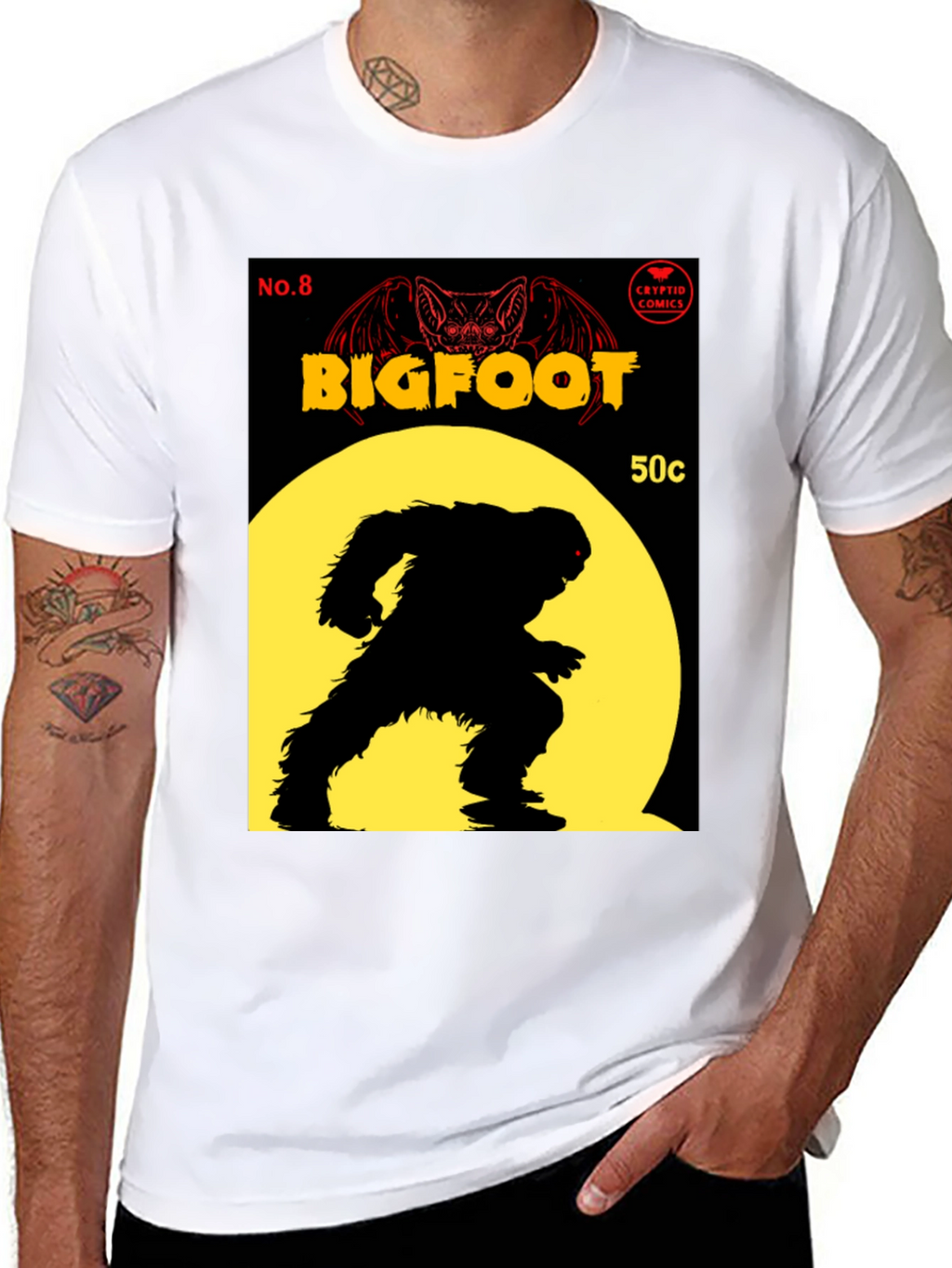 Bigfoot Comic Book Cover T-Shirt