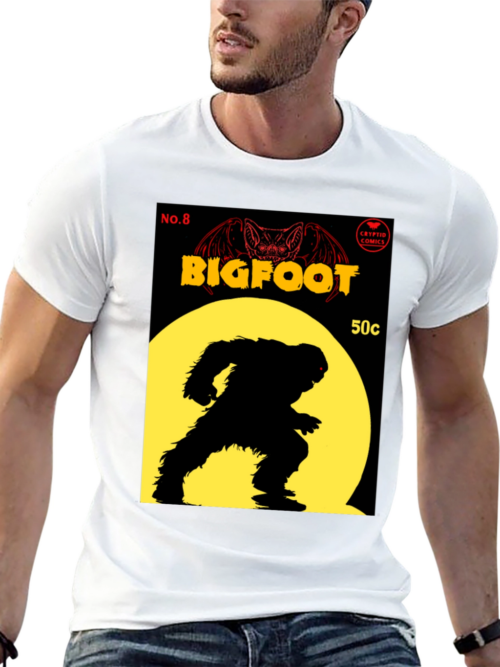 Bigfoot Comic Book Cover T-Shirt
