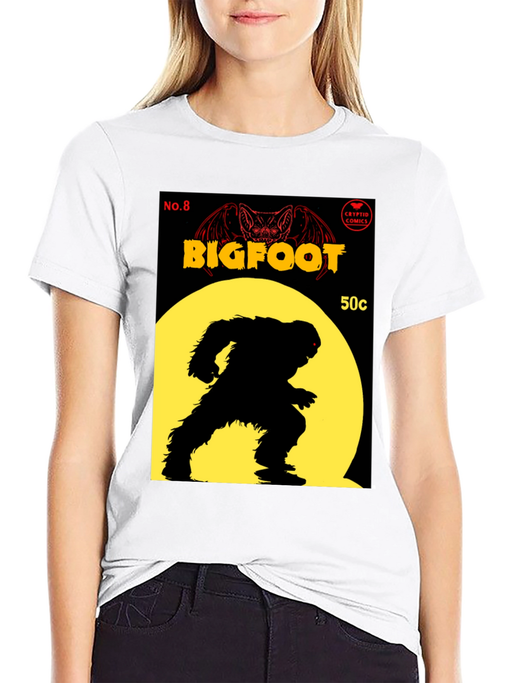 Bigfoot Comic Book Cover T-Shirt