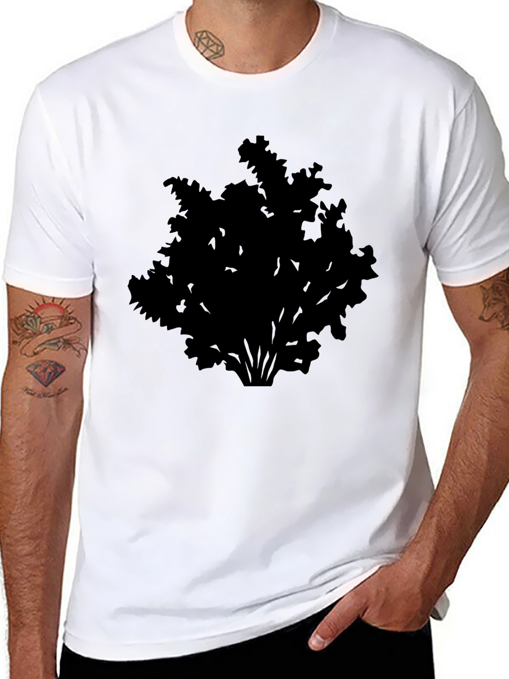 Bush Silhouette Black T-Shirt