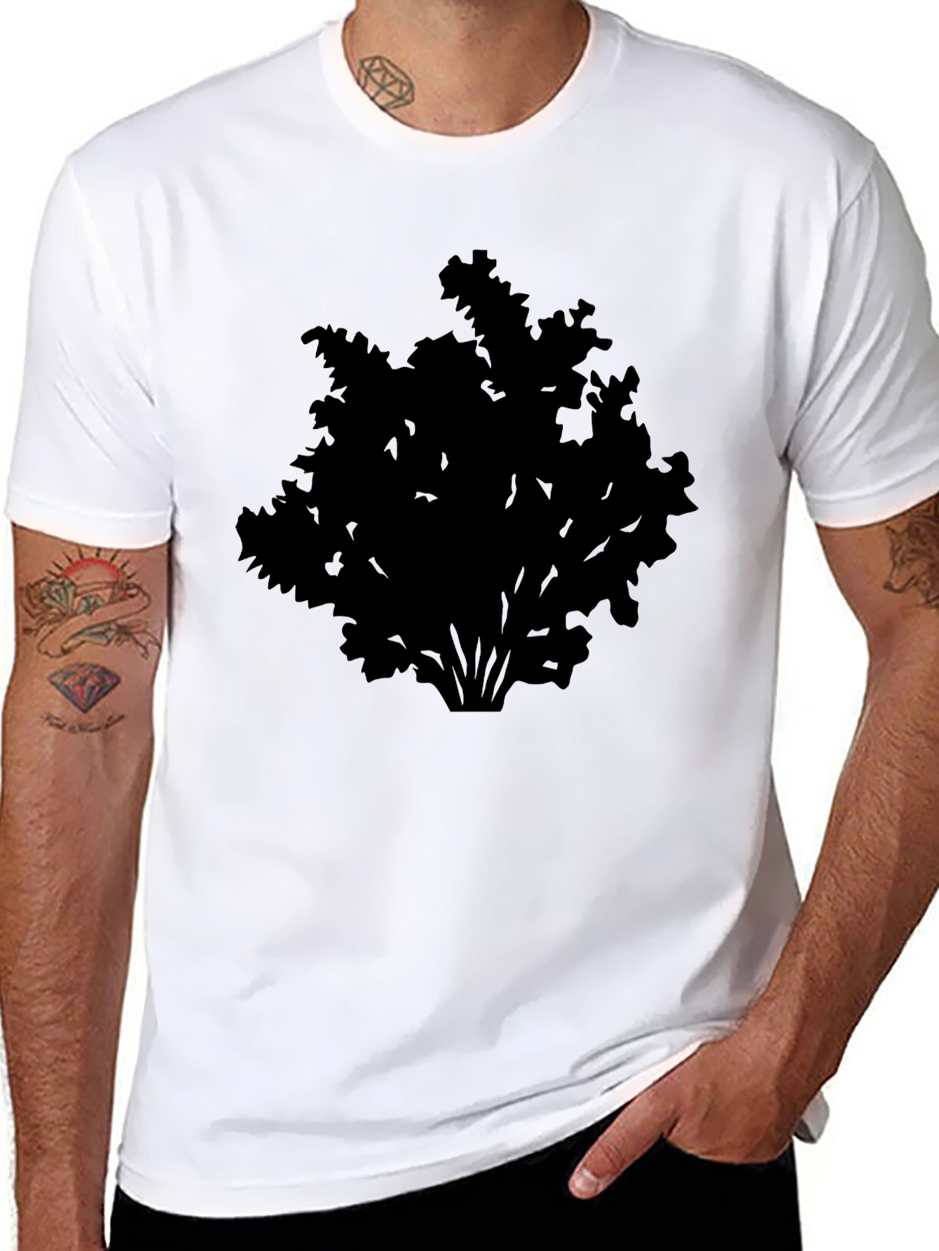Bush Silhouette Black T-Shirt