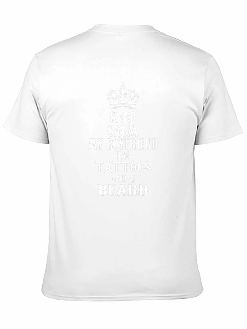 Boyfriend Tattoo Beard T-Shirt | Keep Calm