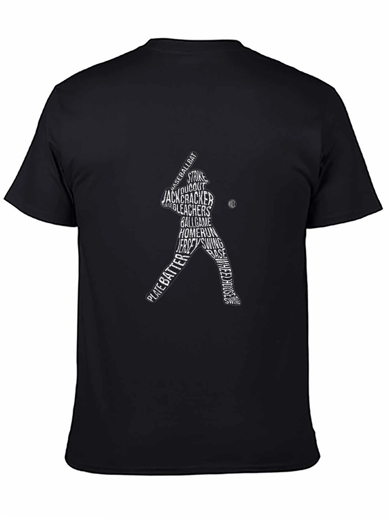 Baseball Word Art T-Shirt