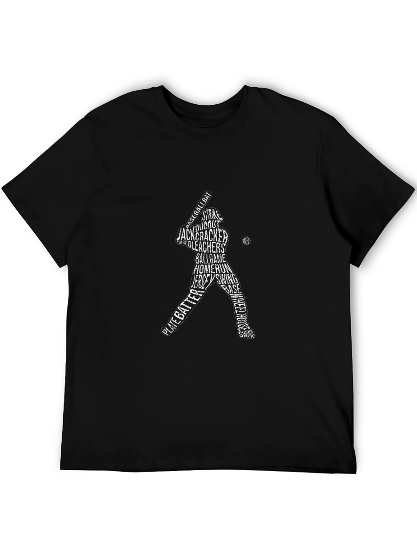 Baseball Word Art T-Shirt