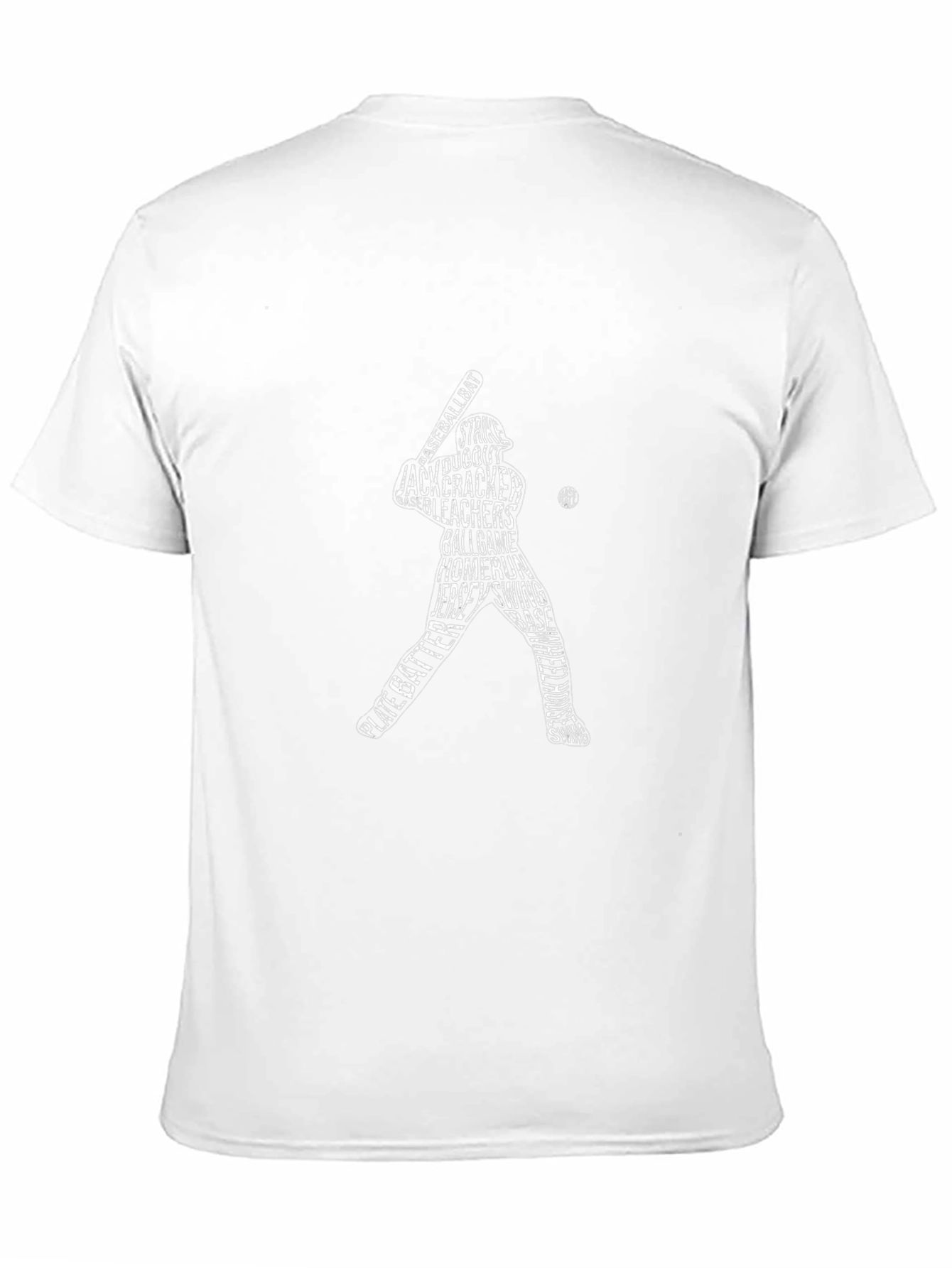 Baseball Word Art T-Shirt