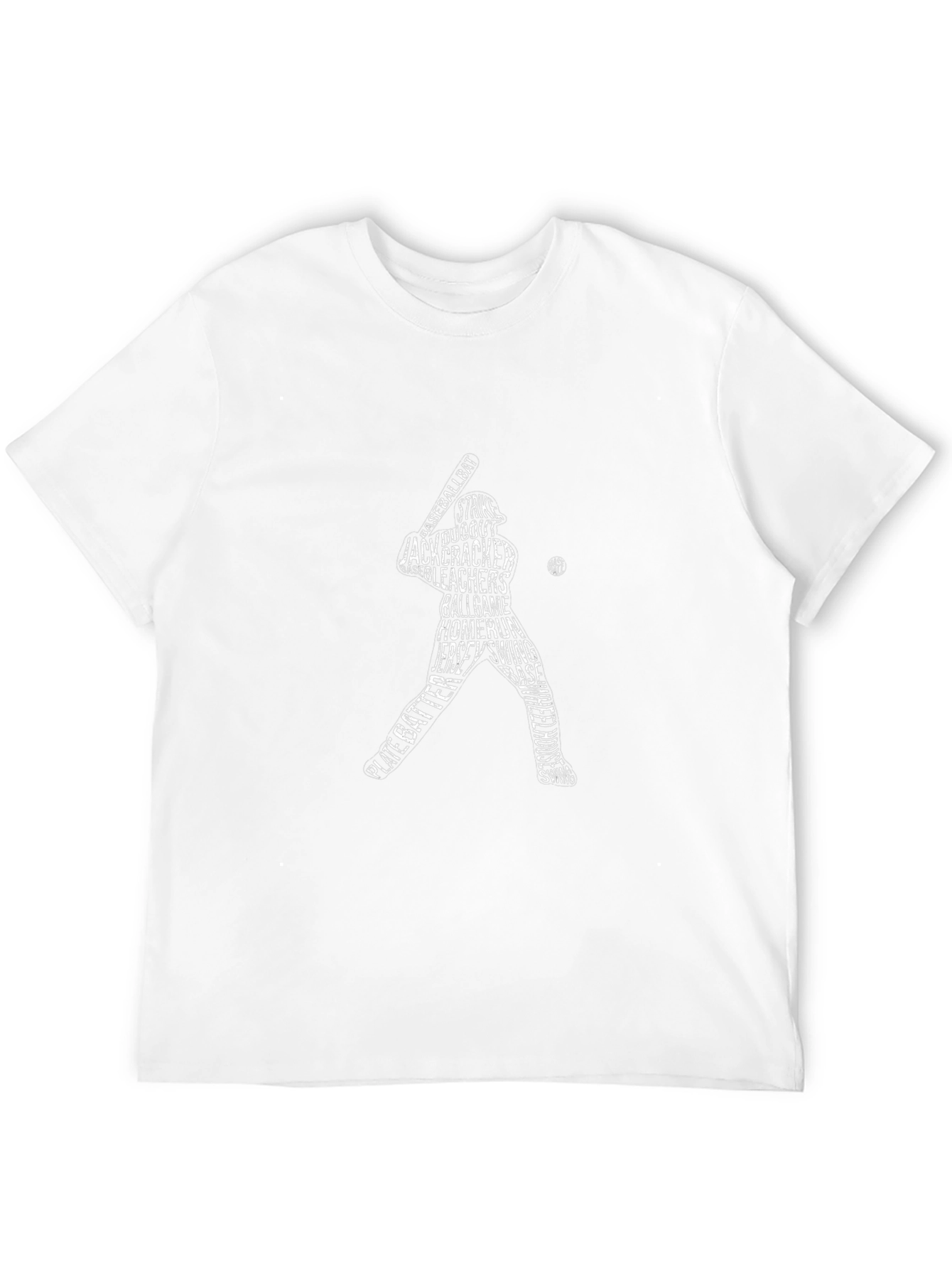 Baseball Word Art T-Shirt
