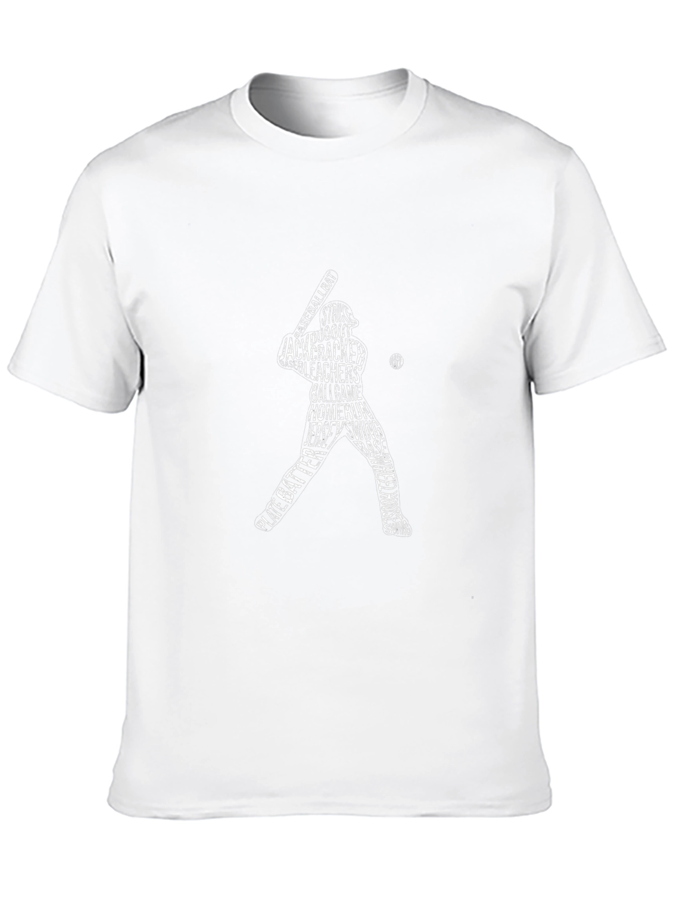 Baseball Word Art T-Shirt