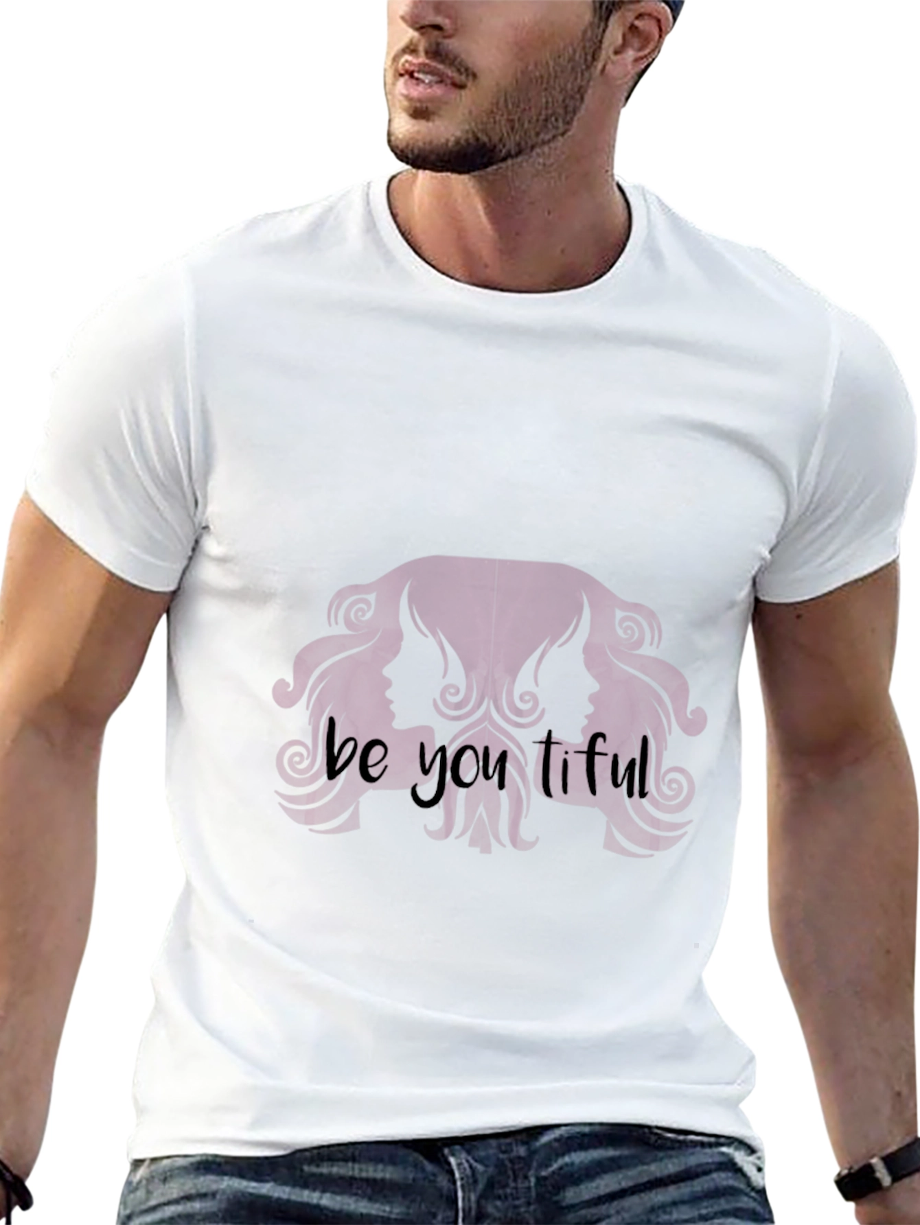 Be You tiful Black Tee