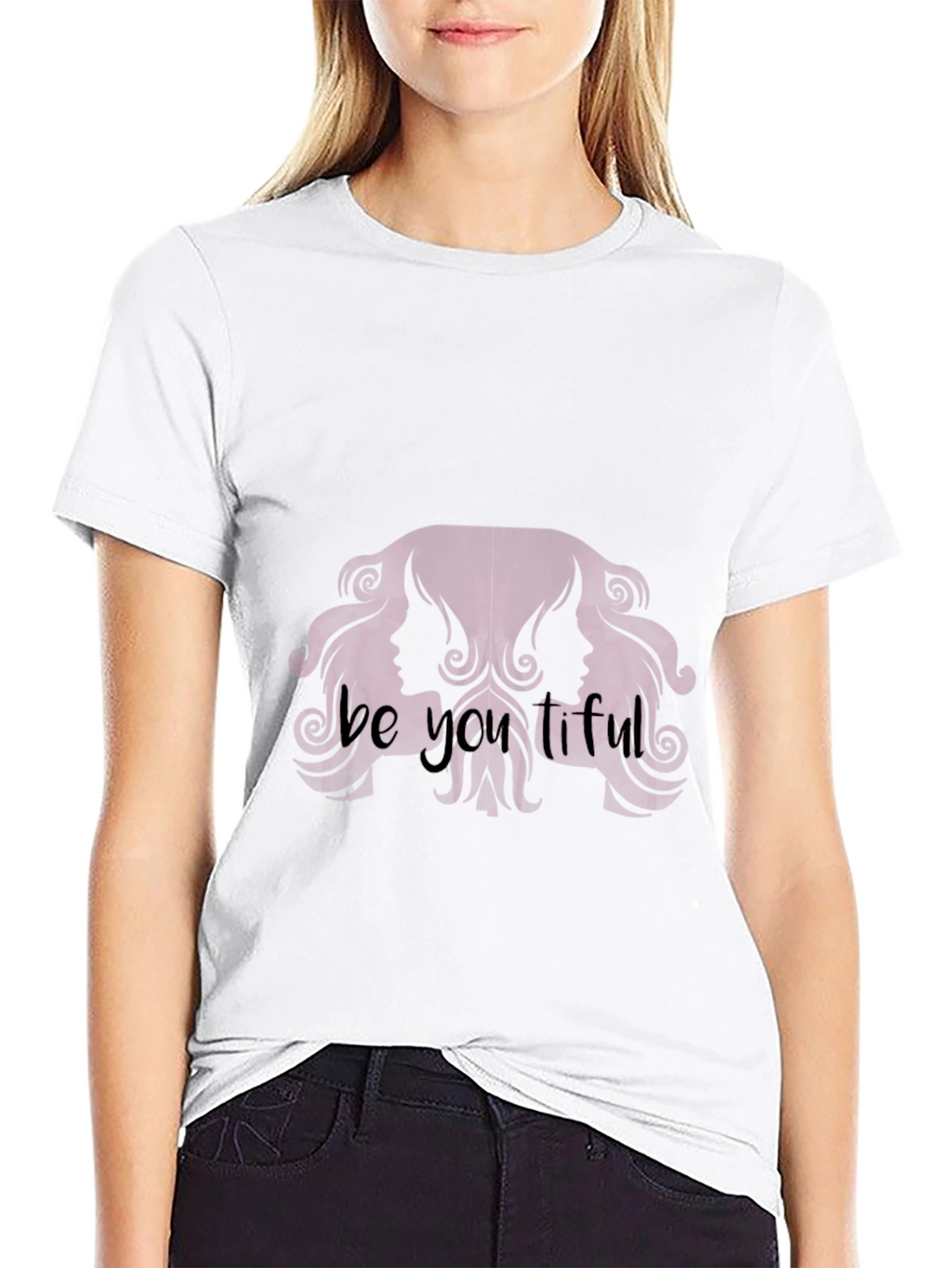 Be You tiful Black Tee