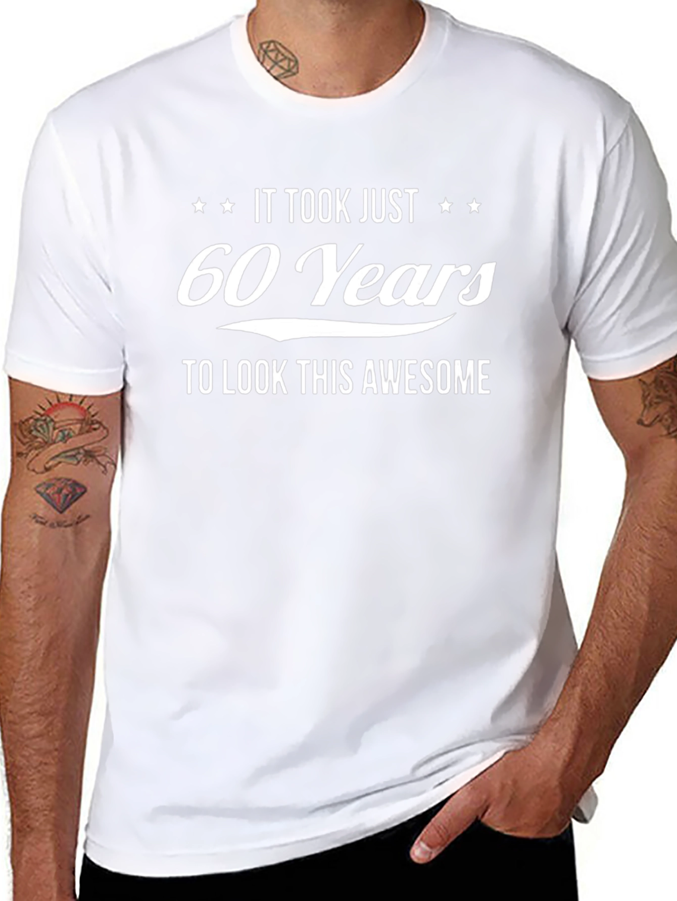 60 Years Awesome Graphic T-Shirt