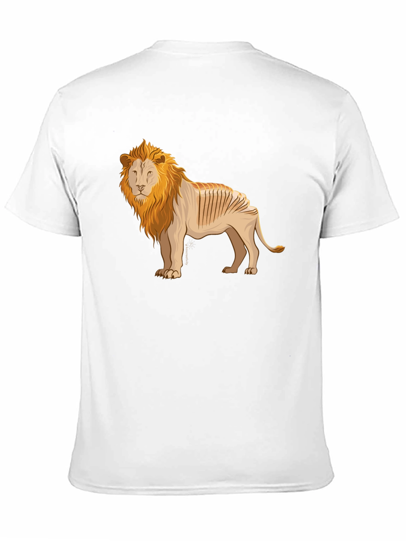 Bread Lion Graphic Tee - Black Cotton T-Shirt