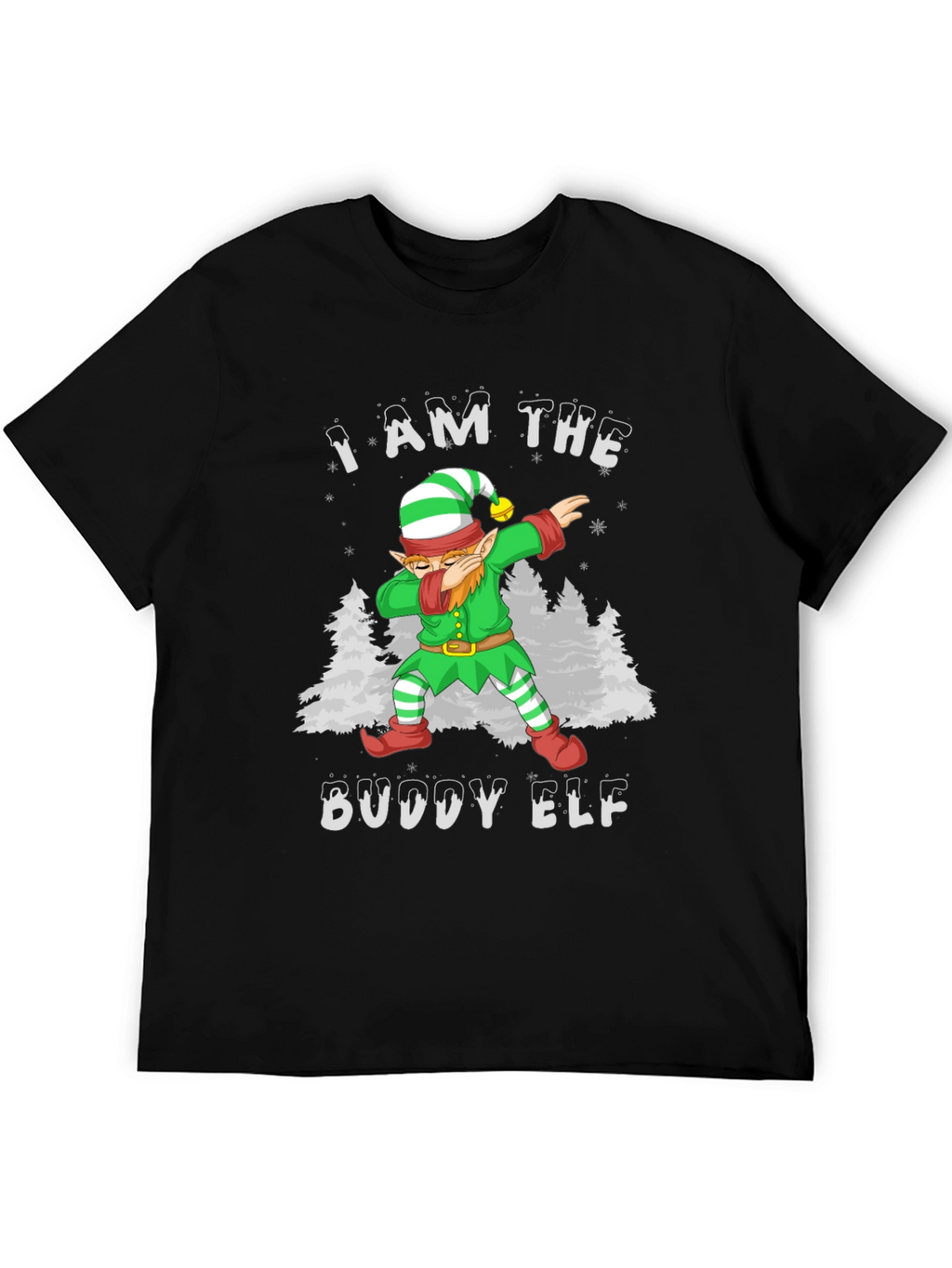 Buddy Elf Dabbing Christmas T-Shirt