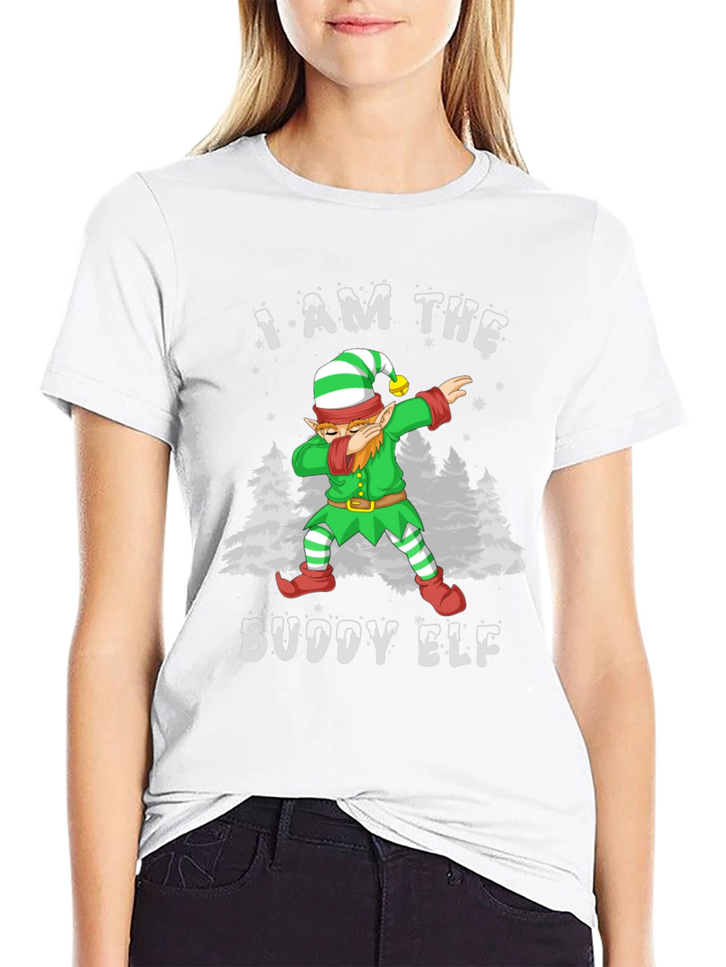 Buddy Elf Dabbing Christmas T-Shirt