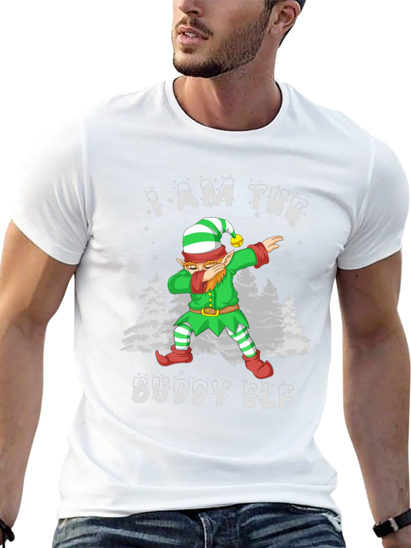 Buddy Elf Dabbing Christmas T-Shirt
