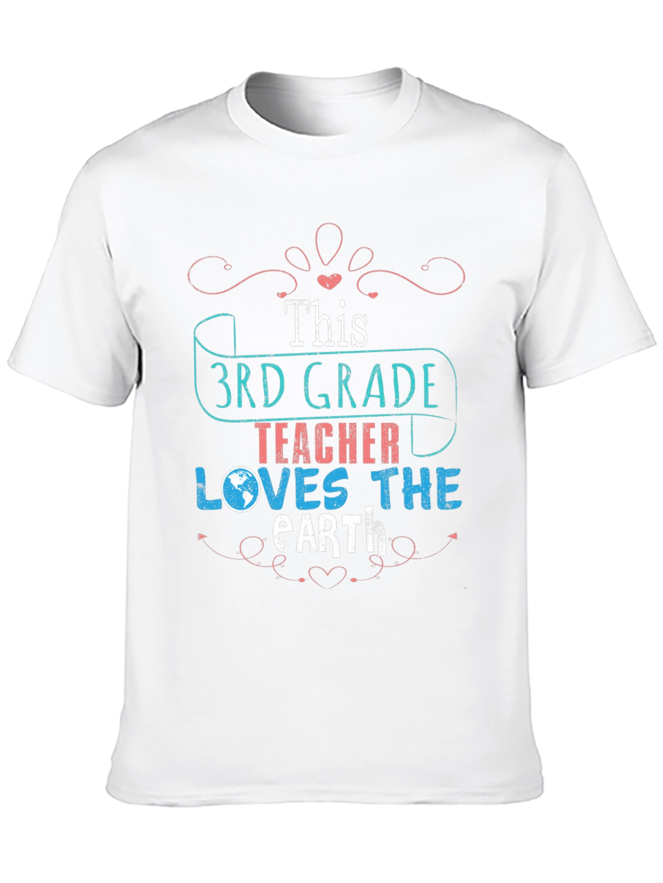 3rd Grade Teacher Earth Day T-Shirt