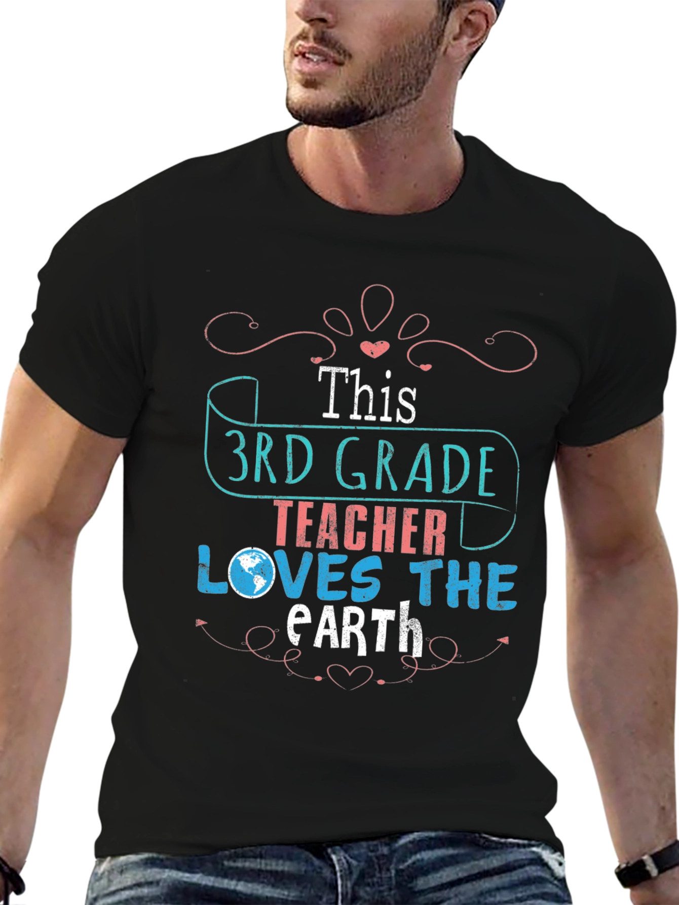 3rd Grade Teacher Earth Day T-Shirt