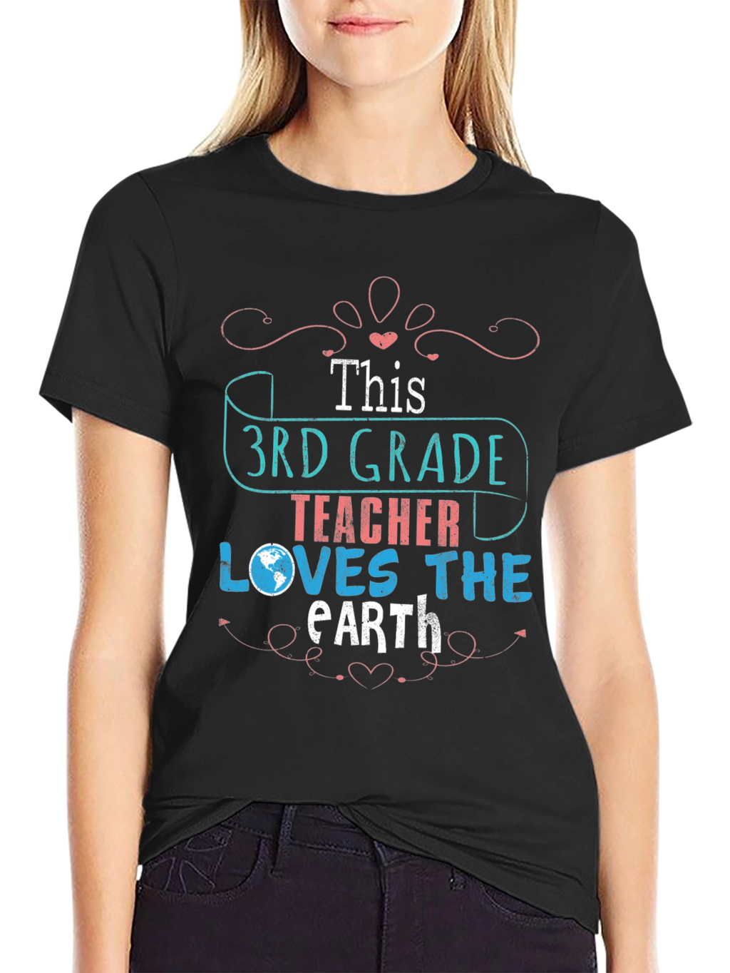 3rd Grade Teacher Earth Day T-Shirt