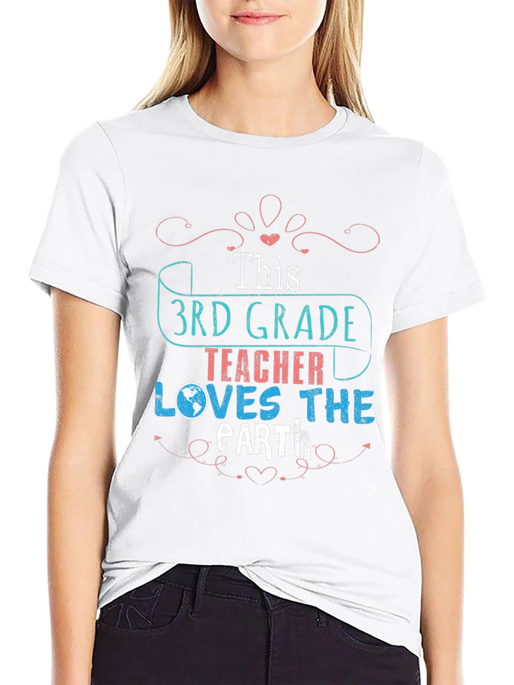 3rd Grade Teacher Earth Day T-Shirt