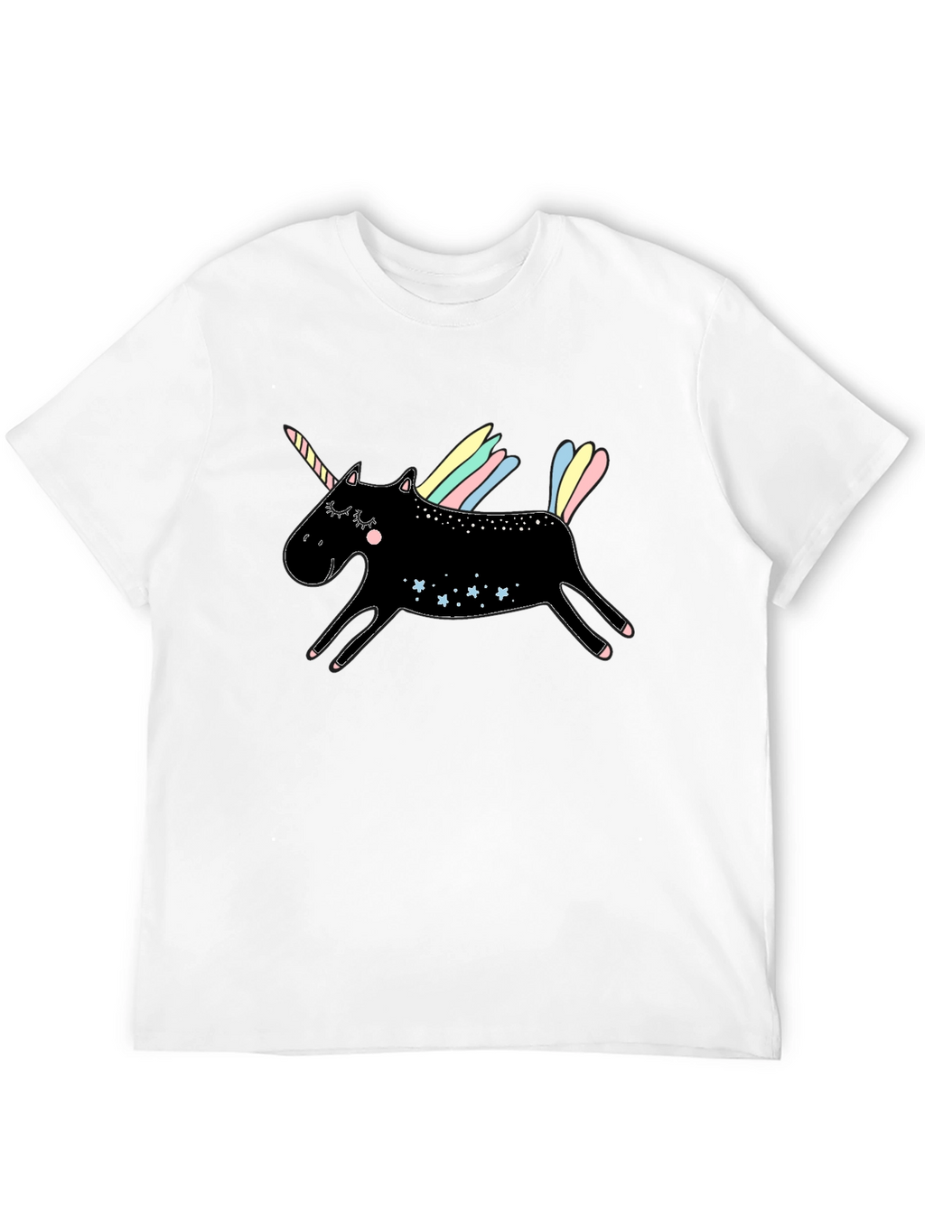 Black Unicorn Graphic T-Shirt