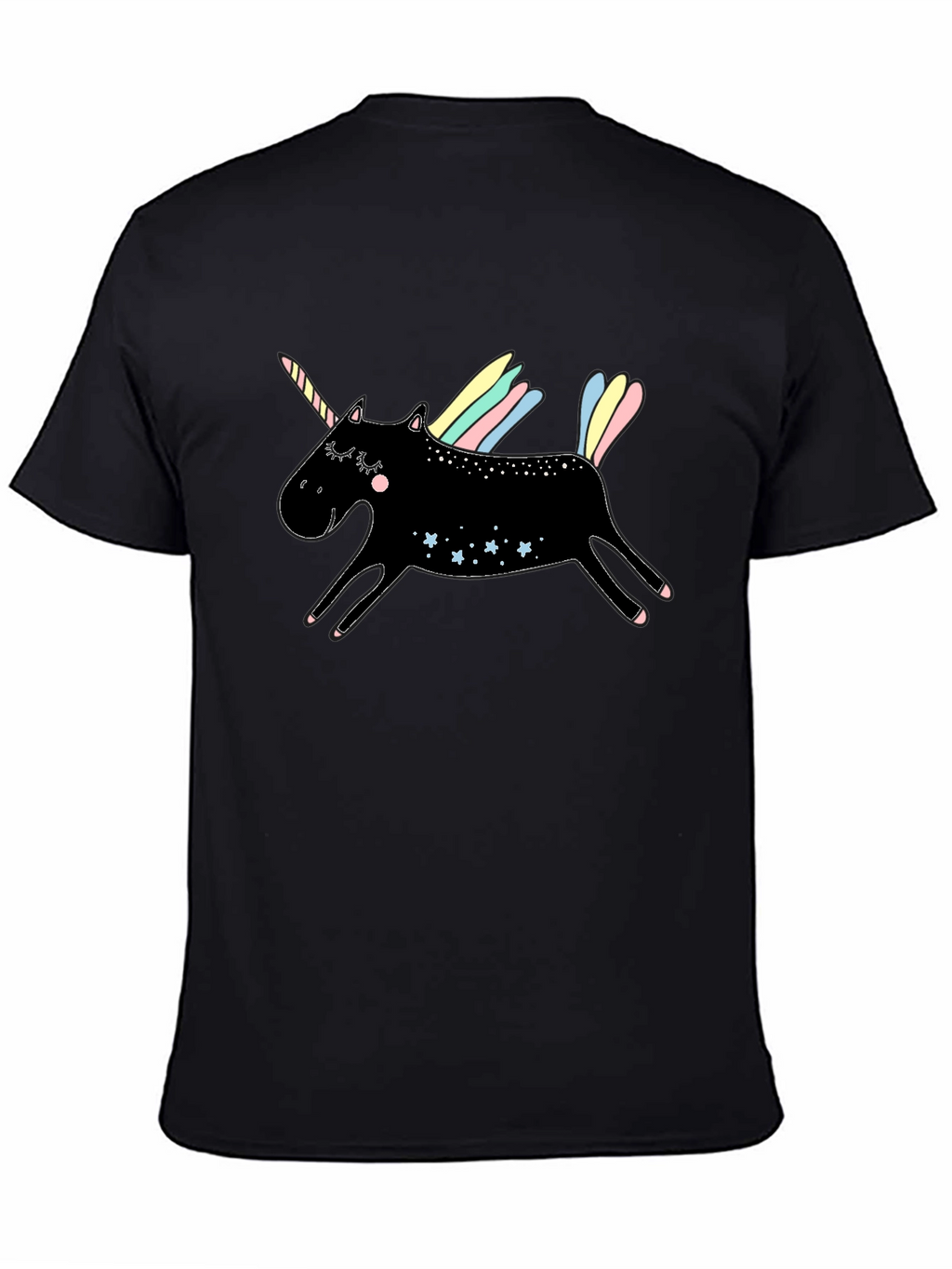 Black Unicorn Graphic T-Shirt
