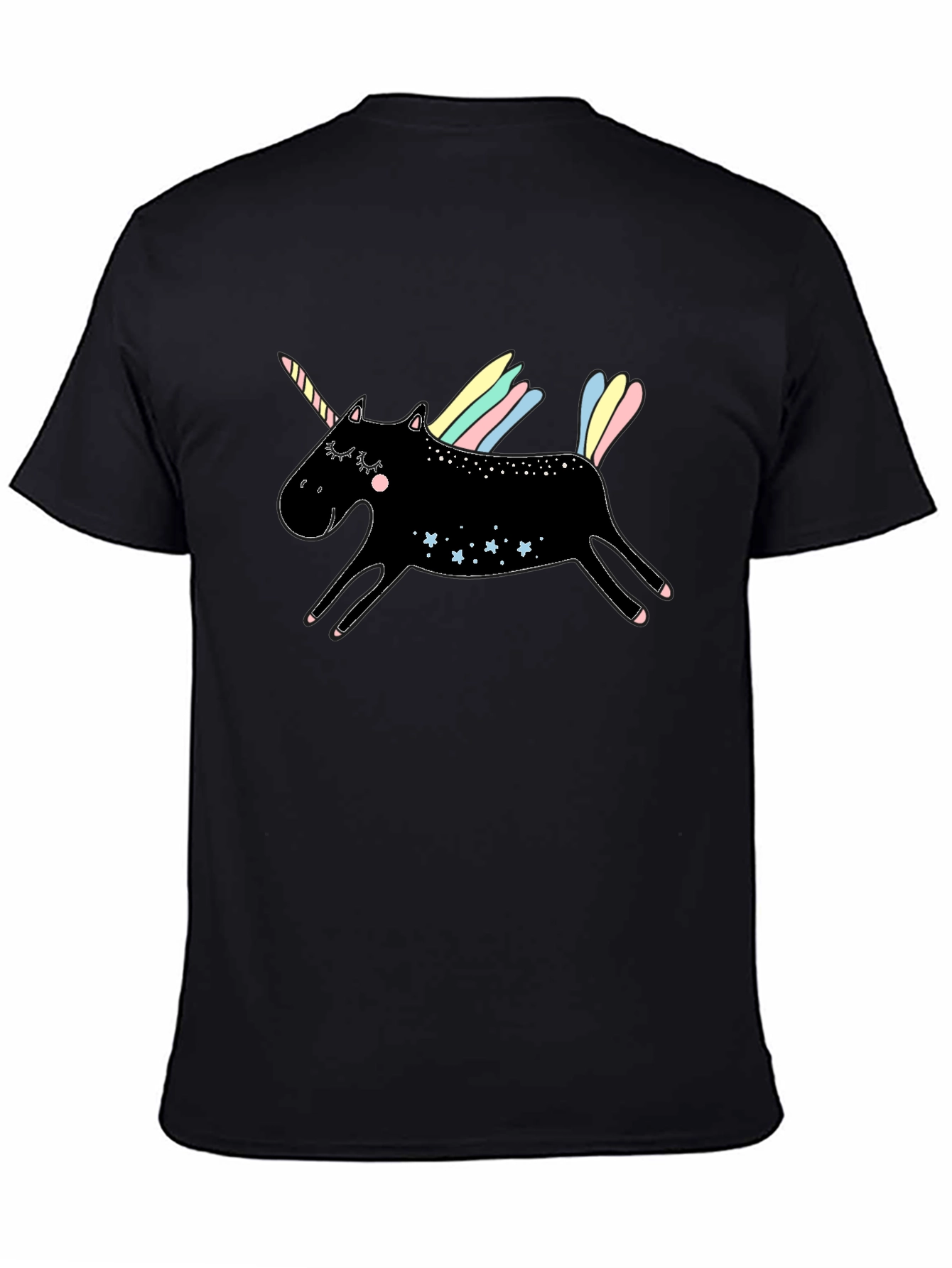 Black Unicorn Graphic T-Shirt