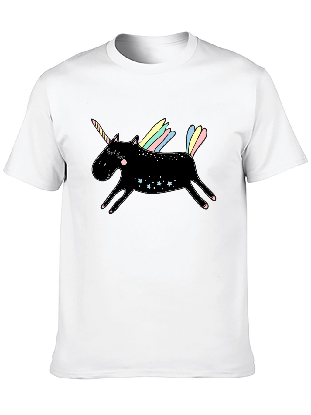 Black Unicorn Graphic T-Shirt
