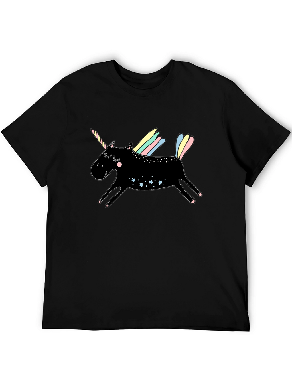 Black Unicorn Graphic T-Shirt