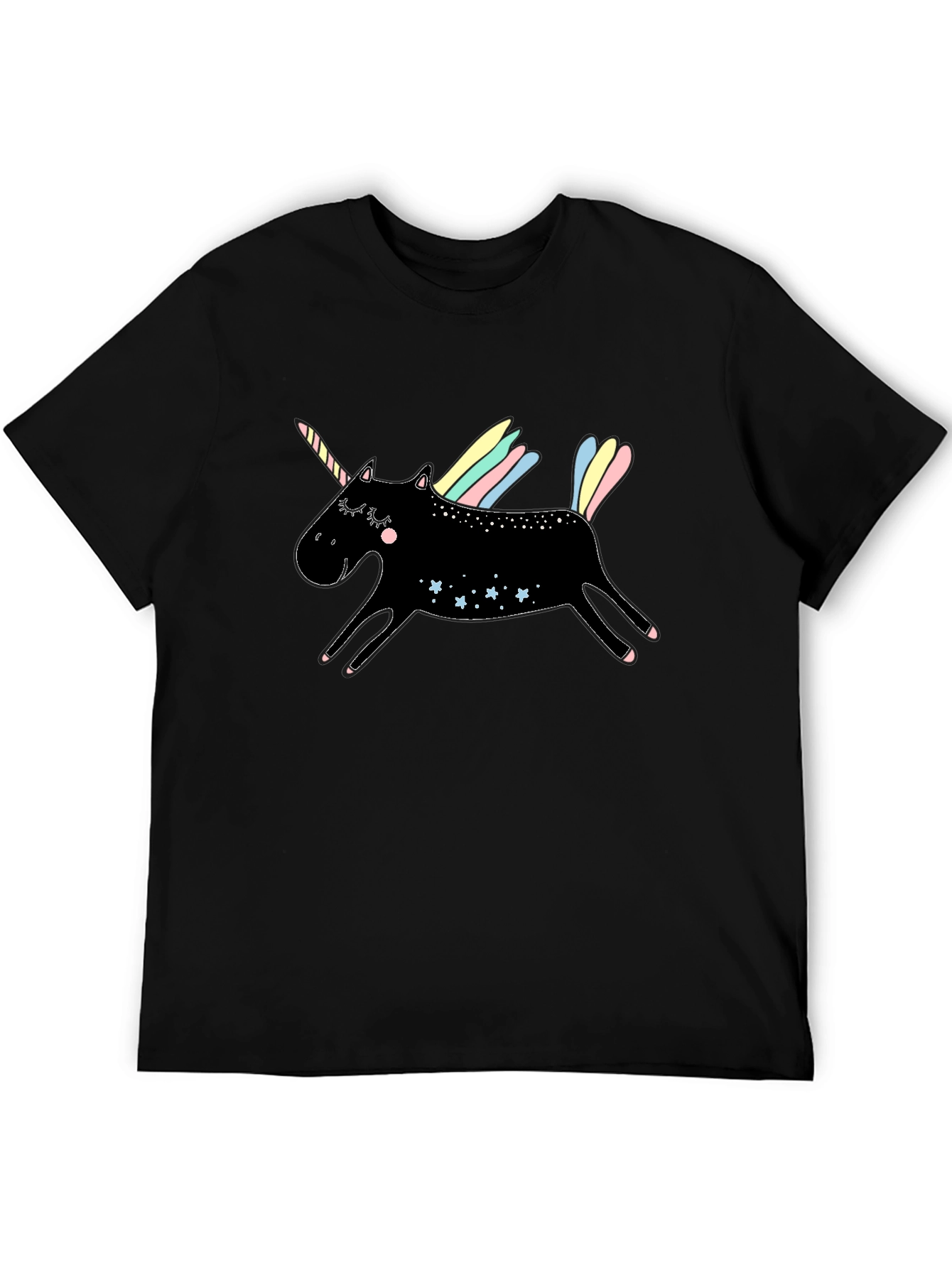 Black Unicorn Graphic T-Shirt