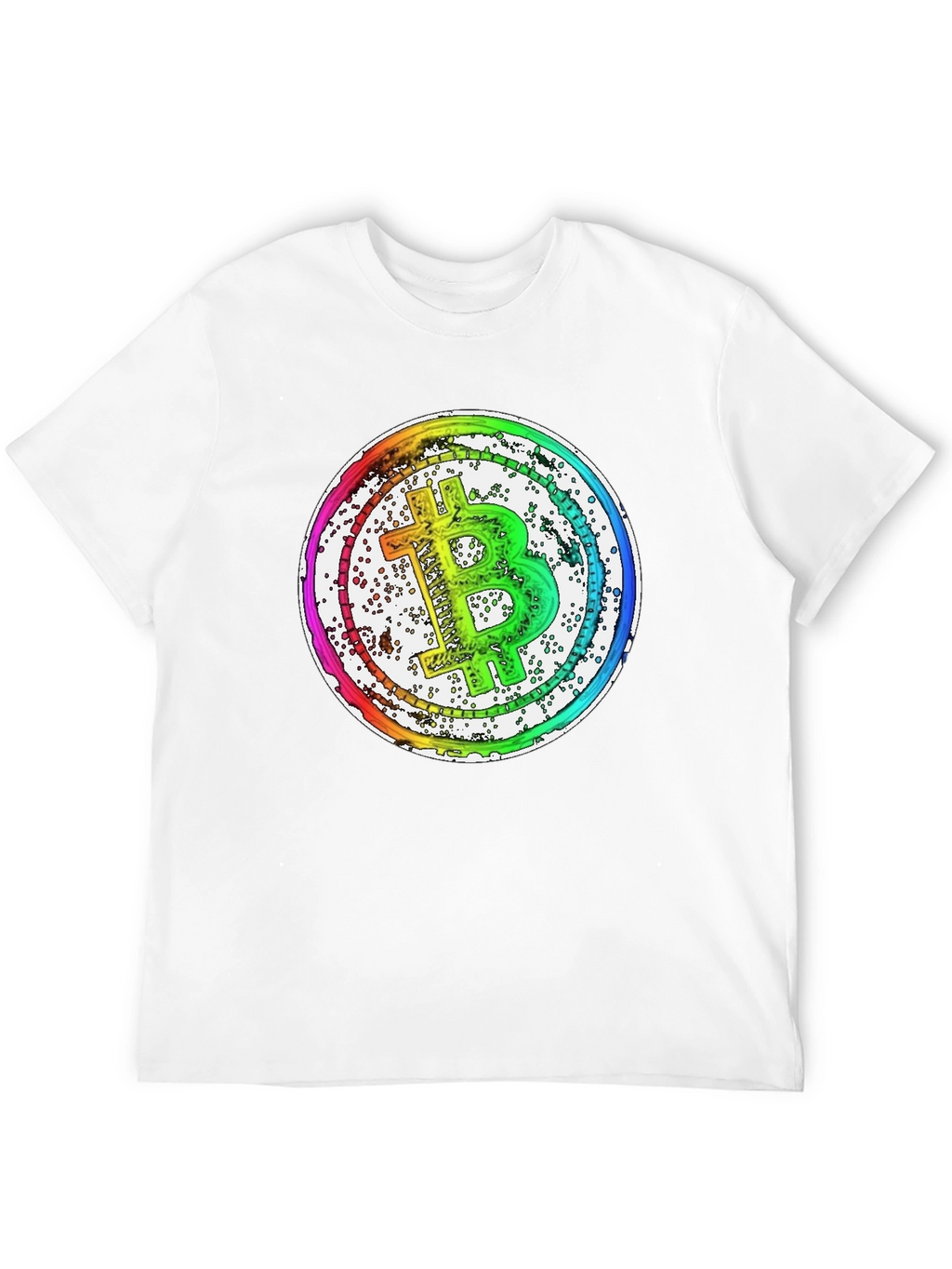 Bitcoin Rainbow Graphic T-Shirt
