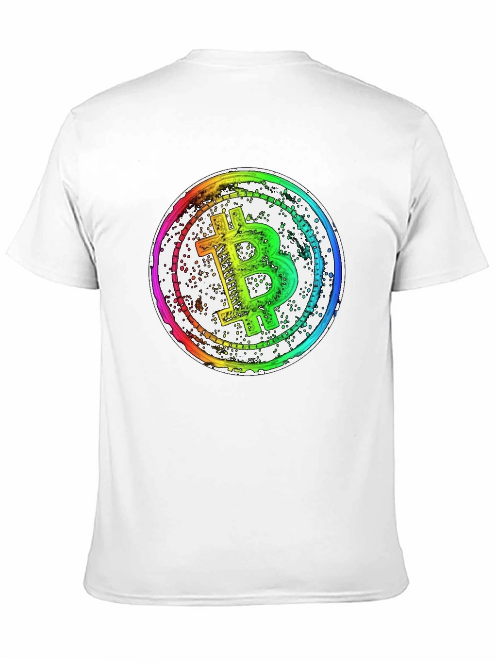 Bitcoin Rainbow Graphic T-Shirt
