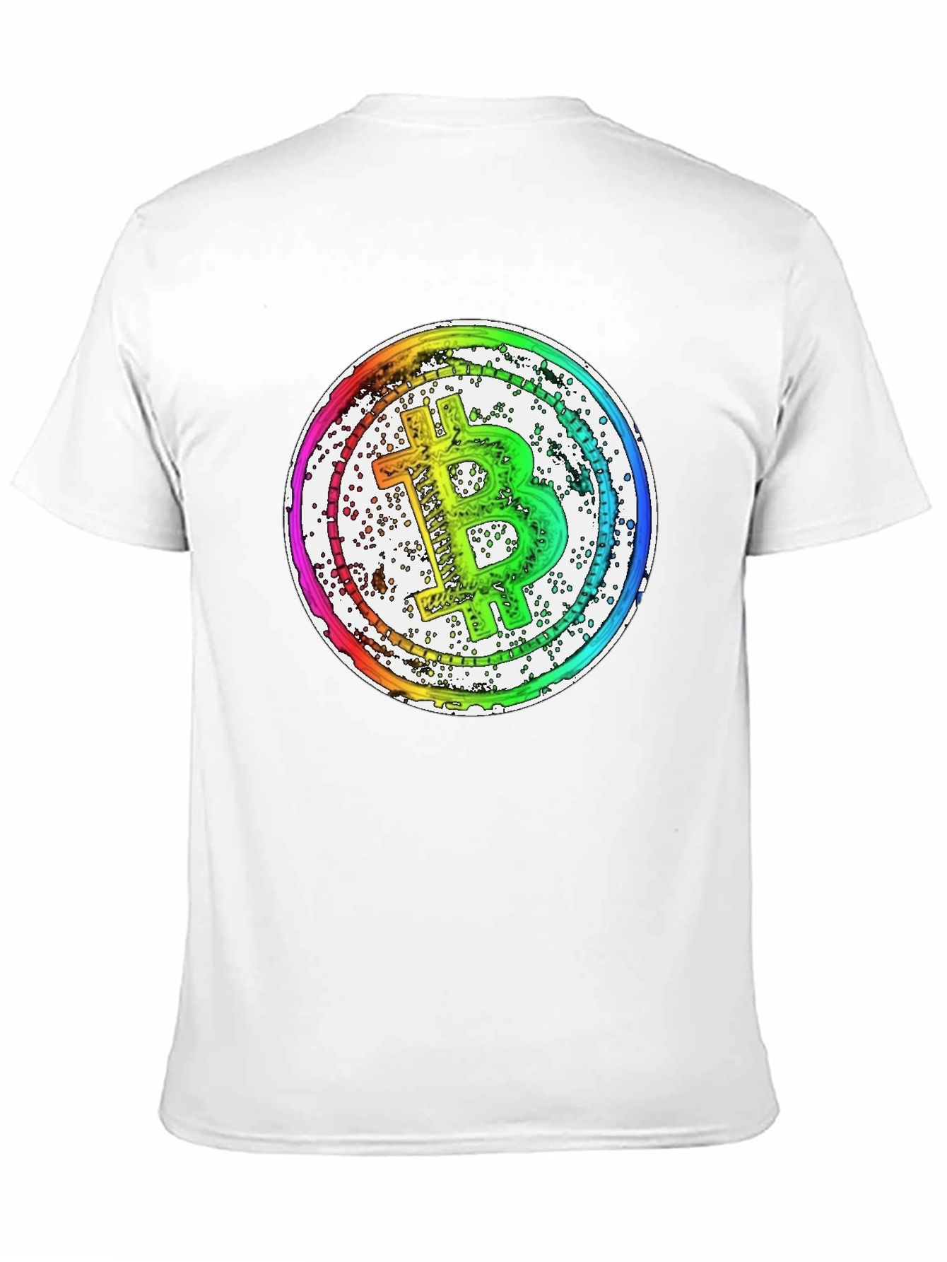 Bitcoin Rainbow Graphic T-Shirt
