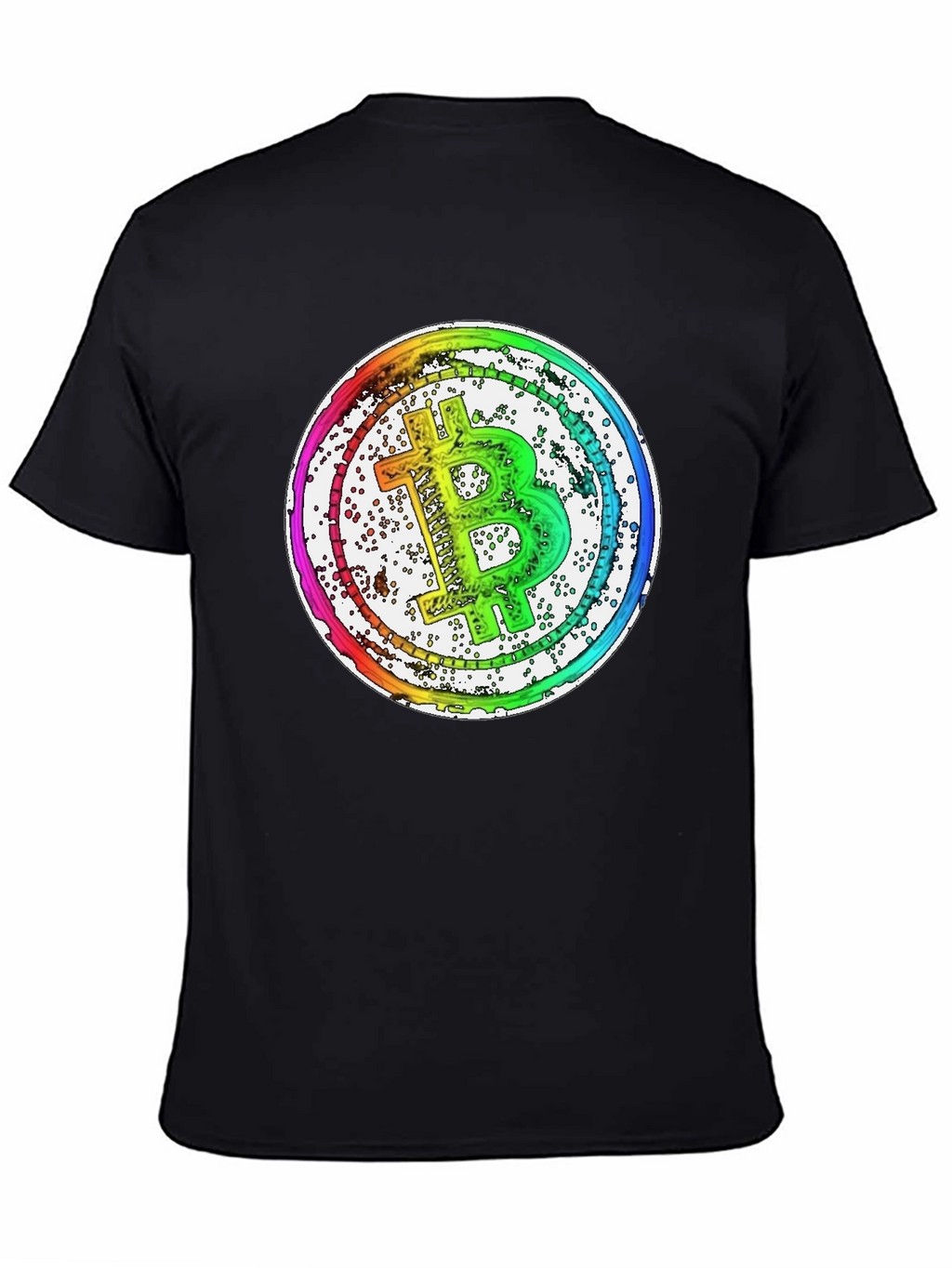 Bitcoin Rainbow Graphic T-Shirt