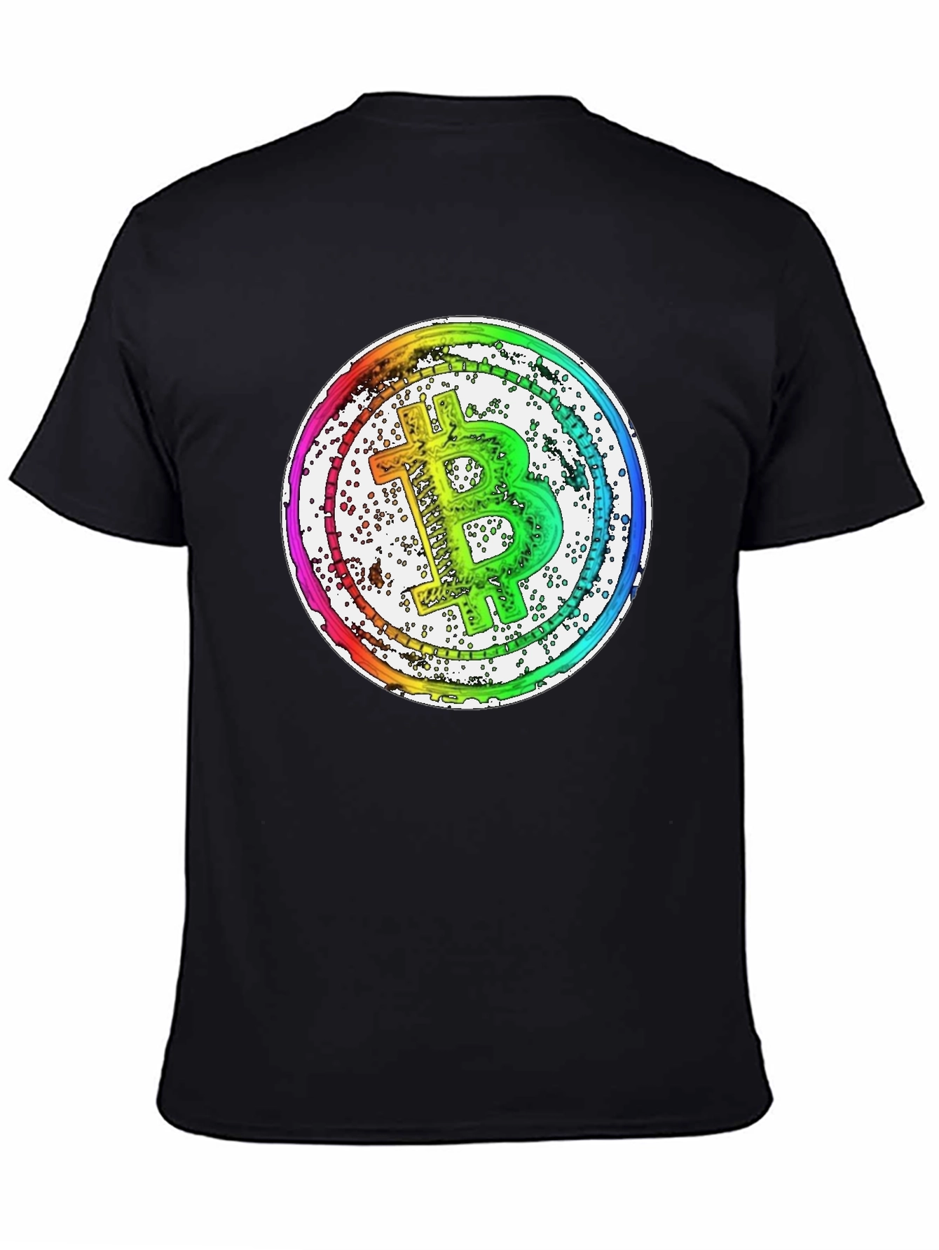 Bitcoin Rainbow Graphic T-Shirt