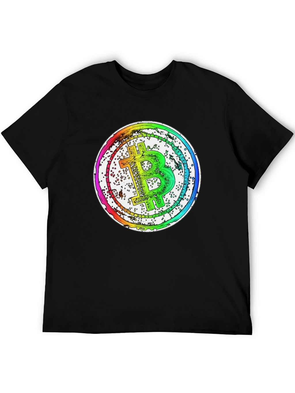 Bitcoin Rainbow Graphic T-Shirt