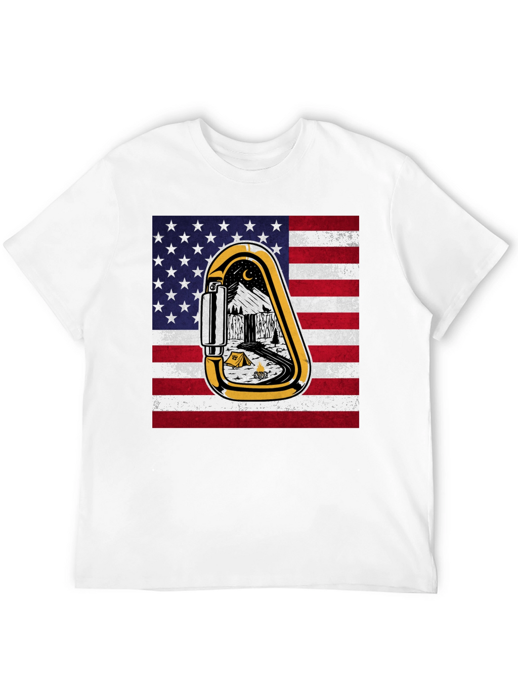 American Climbing Carabiner Tee