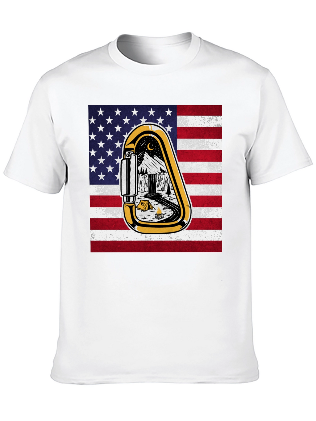 American Climbing Carabiner Tee