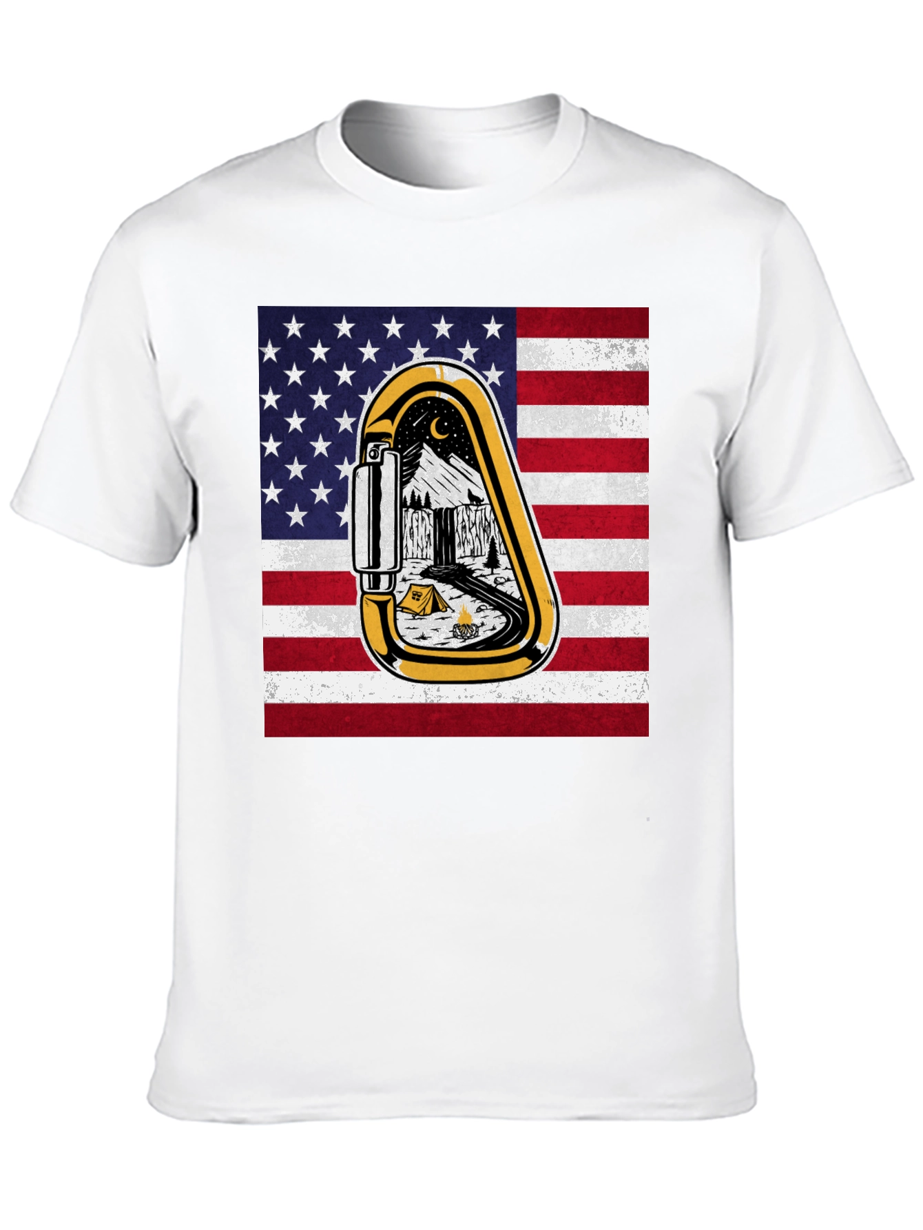 American Climbing Carabiner Tee