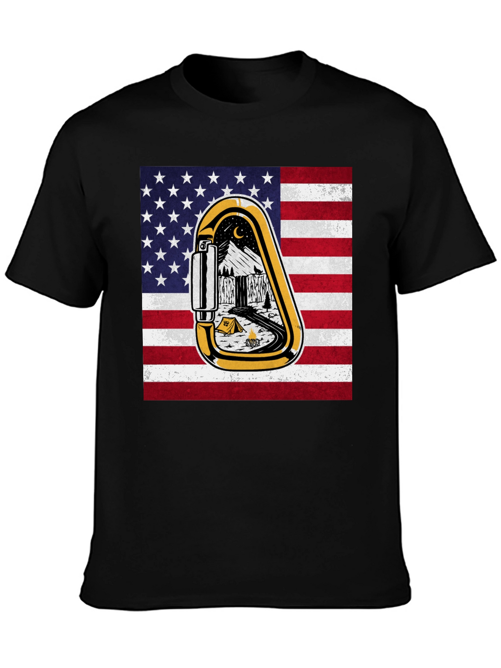American Climbing Carabiner Tee