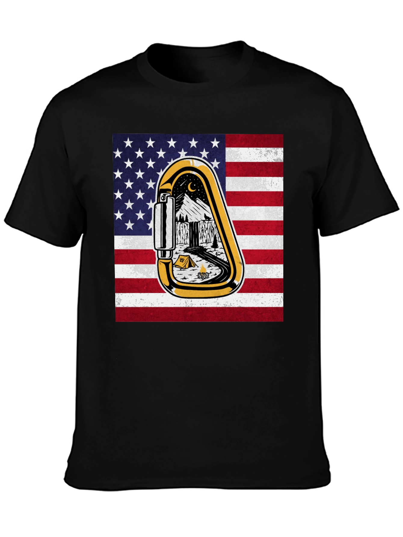 American Climbing Carabiner Tee