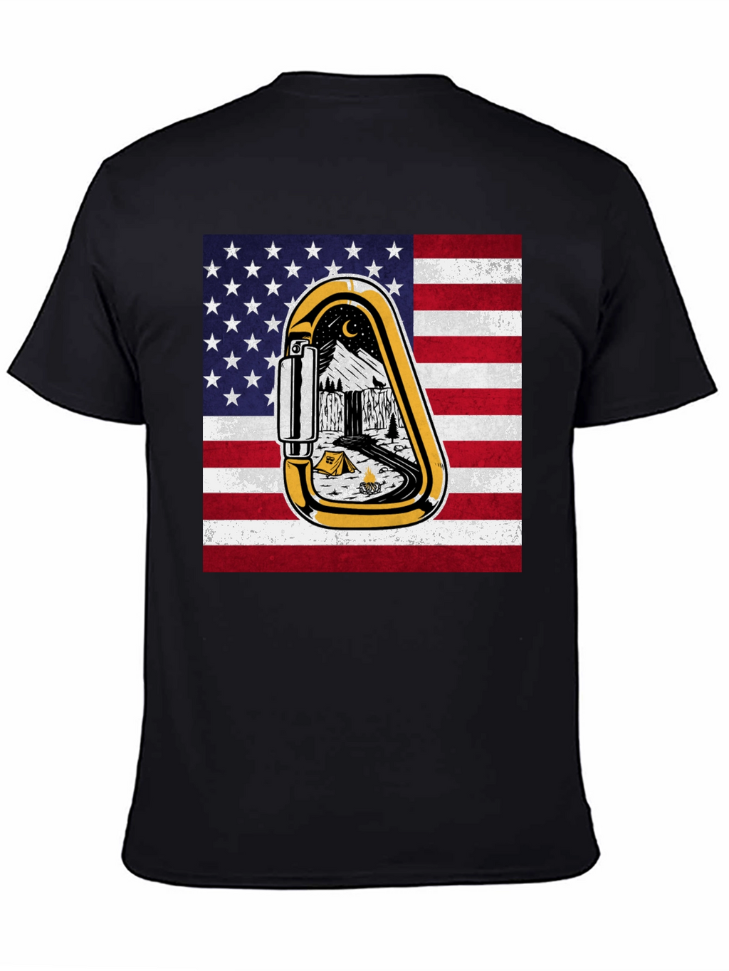 American Climbing Carabiner Tee