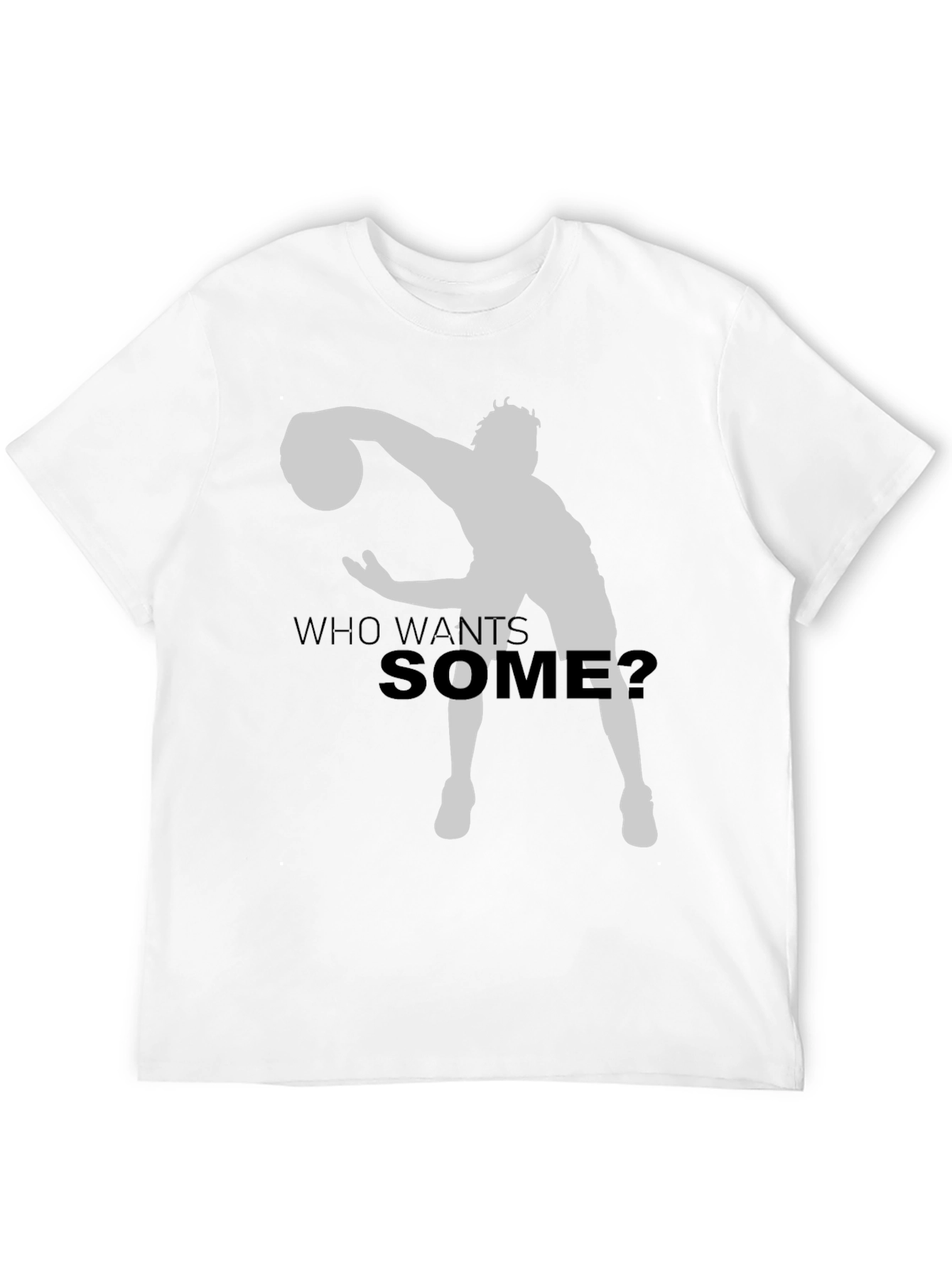 Basketball Silhouette Graphic T-Shirt