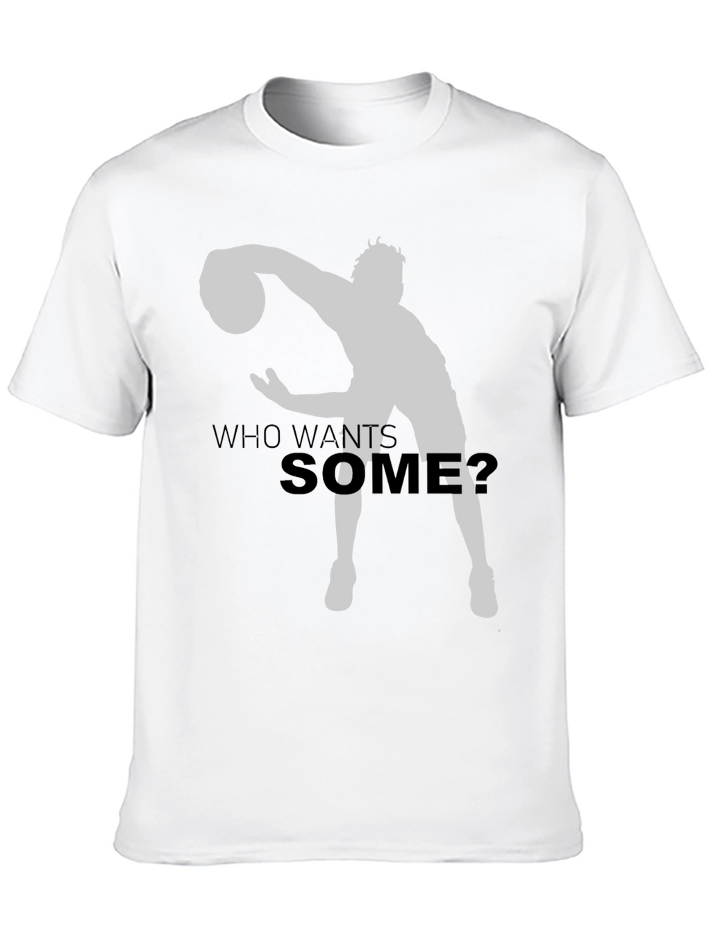 Basketball Silhouette Graphic T-Shirt