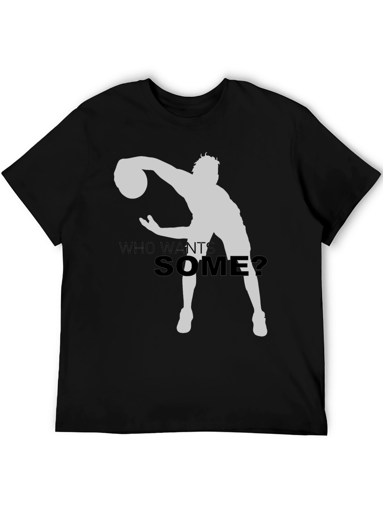 Basketball Silhouette Graphic T-Shirt