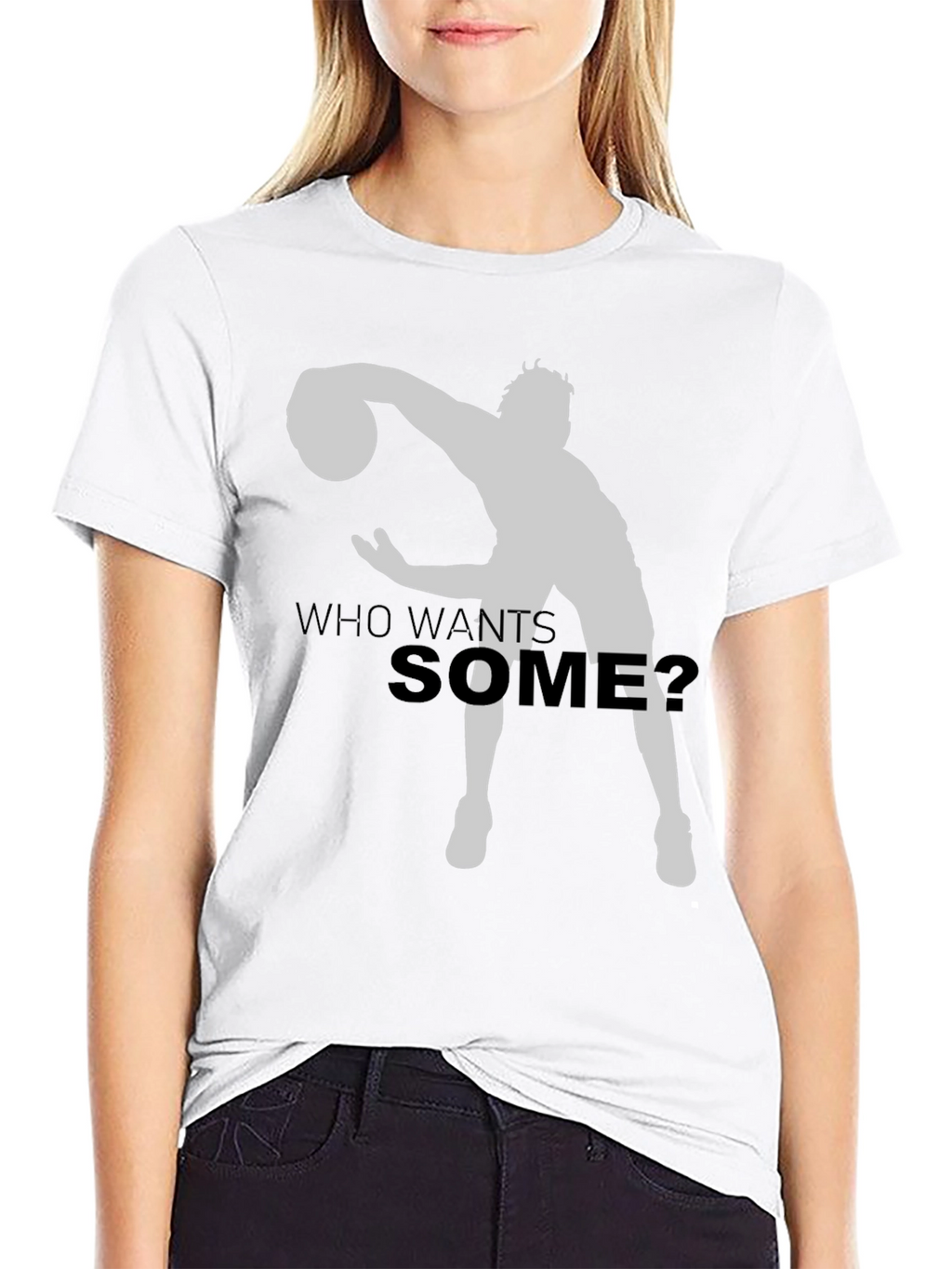 Basketball Silhouette Graphic T-Shirt